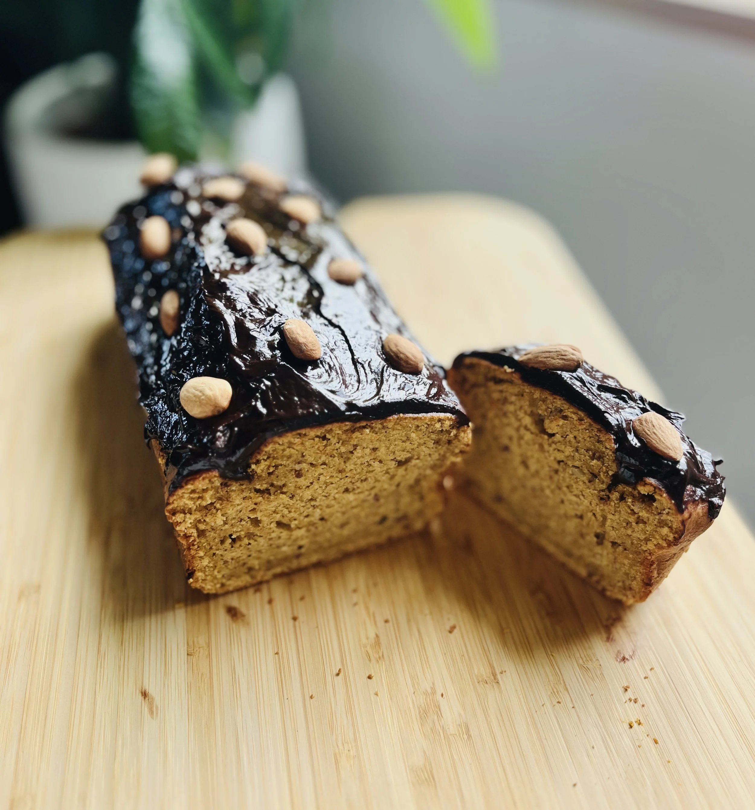 Cake courge amandes et chocolat