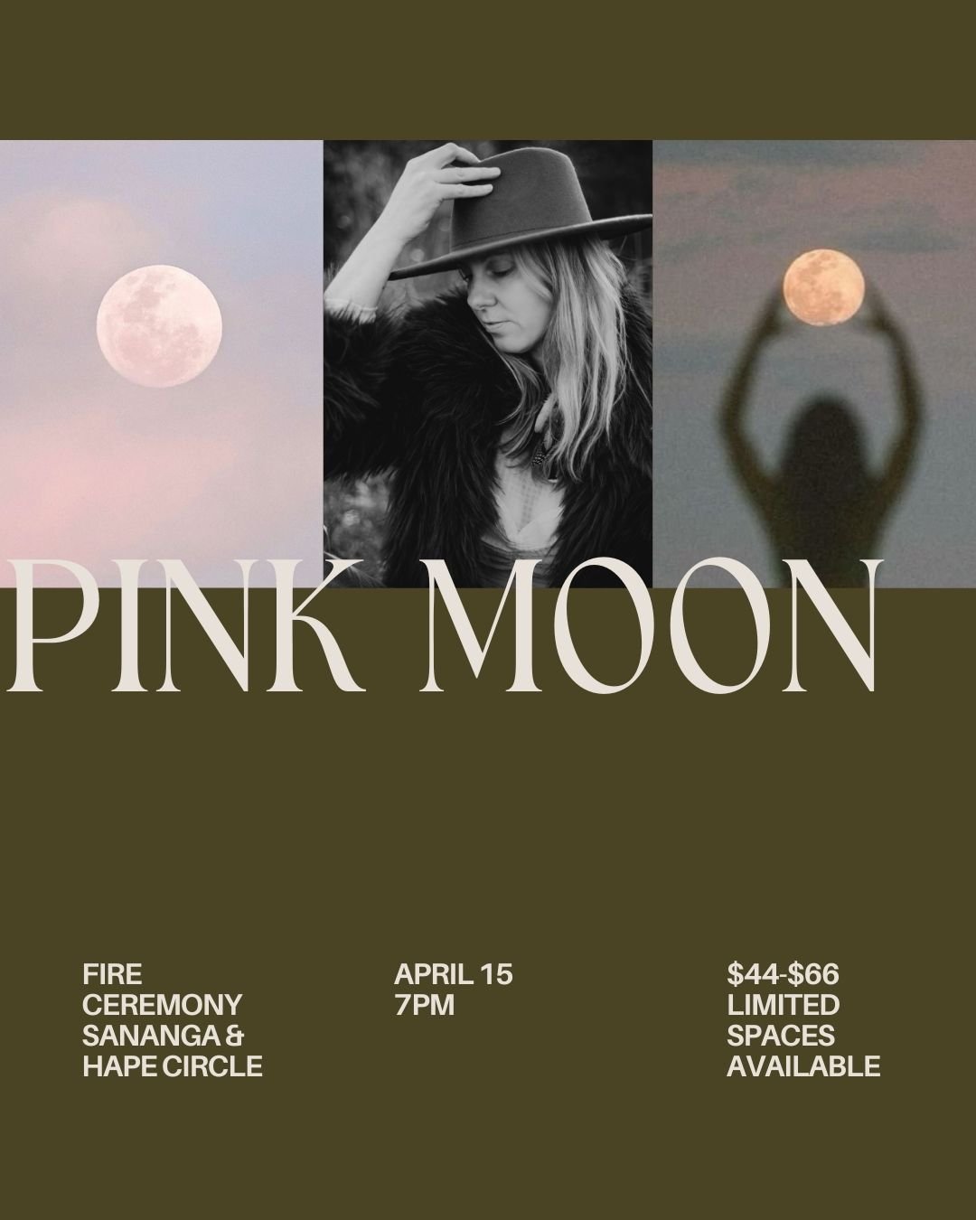PINK MOON - Fire ceremony & Medicine circle