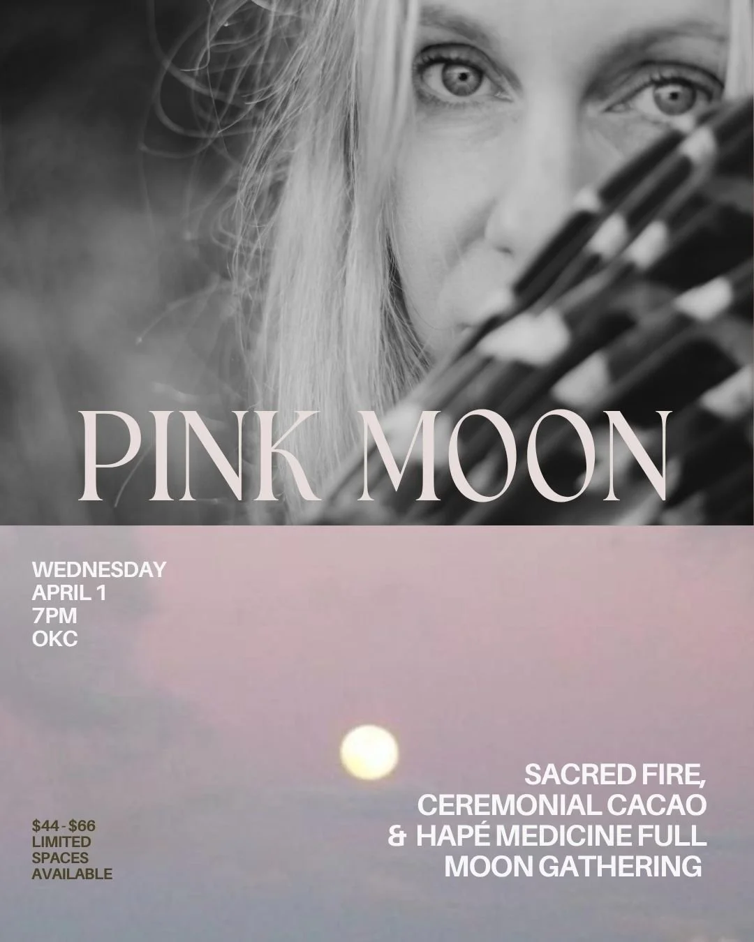 PINK MOON - FULL MOON CIRCLE & HAPÉ MEDICINE SIT