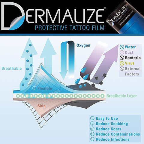 Dermalize tattoo film how long