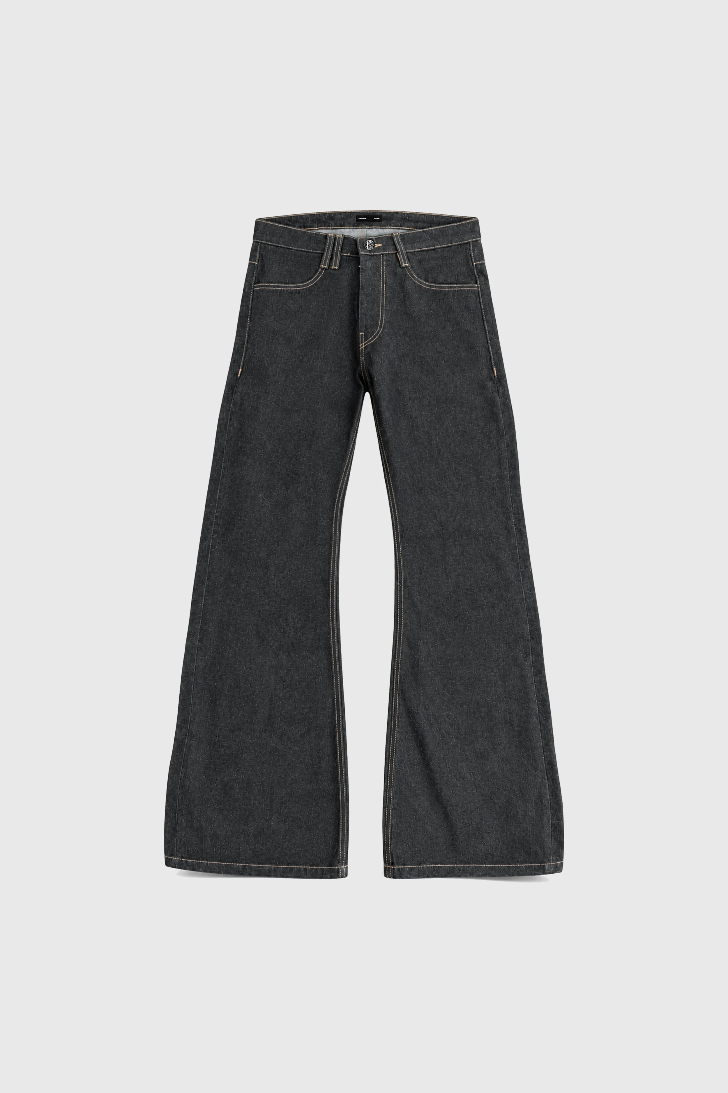 UNiFORM NO.3 BAGGY FLARED (Raw Black)
