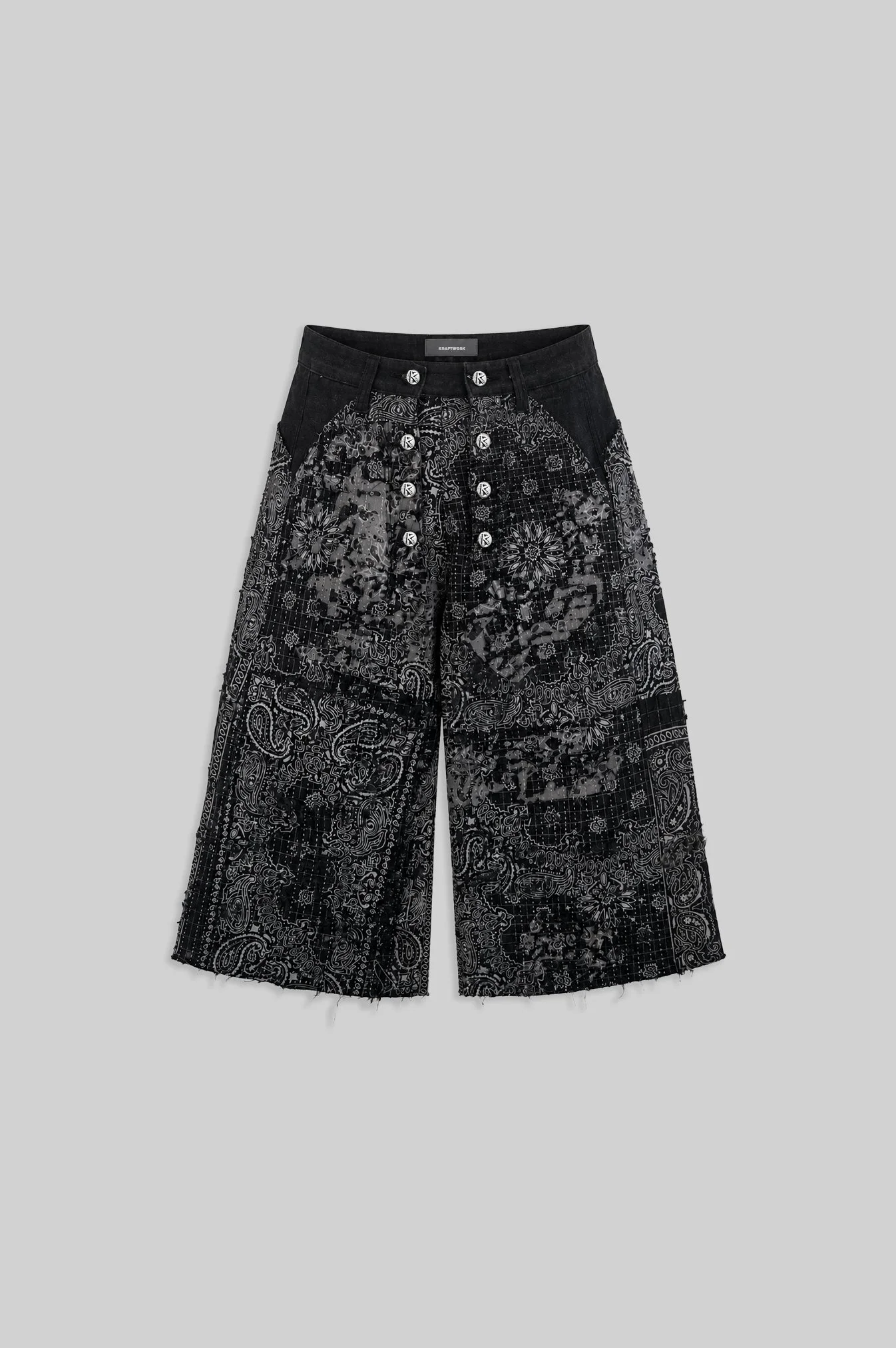 3/4 DARK BORO SHORTS