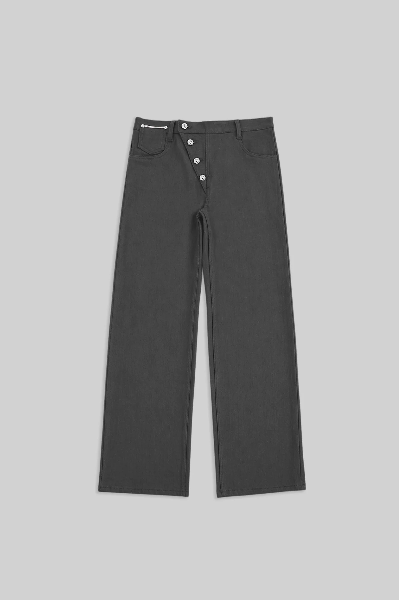 NO.2 BOOT CUT SELVEDGE DENIM (CHARCOAL GRAY)
