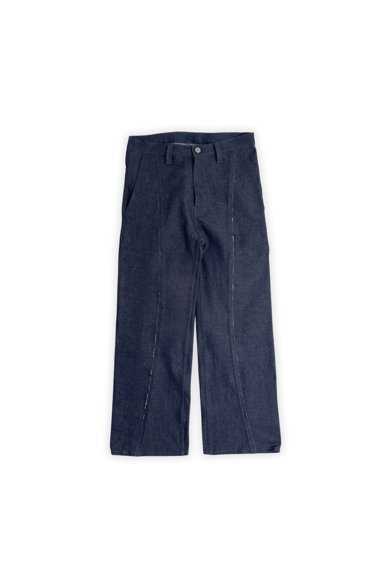 RAW PLEATED DENIM INDIGO (YEAR END SALE EXCLUSIVE)