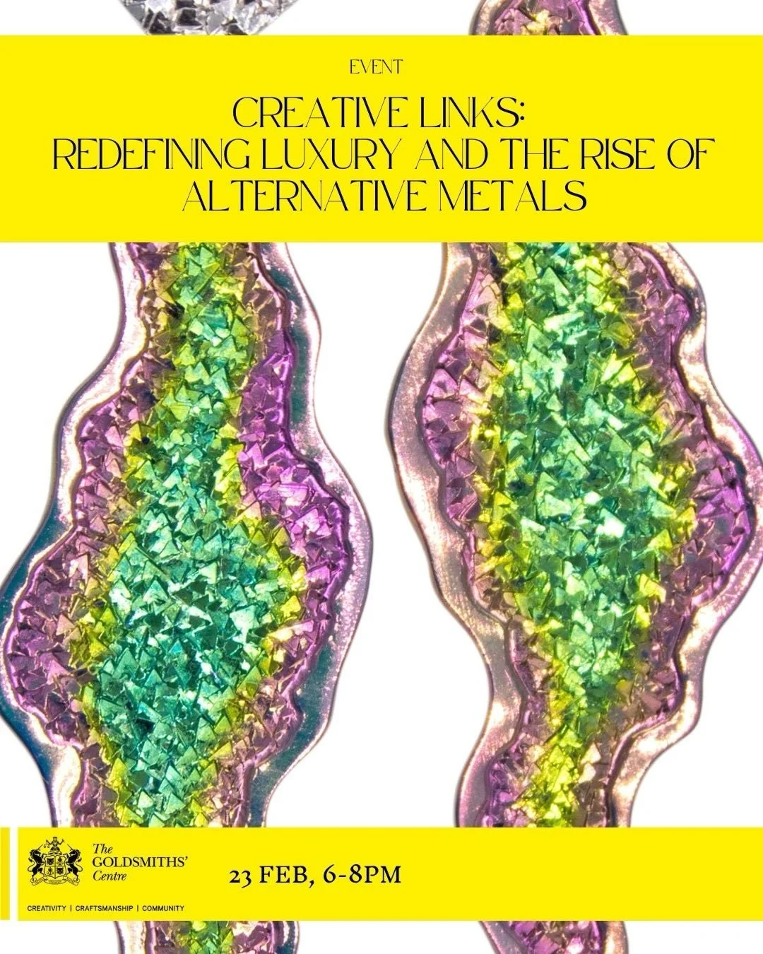 Join me (virtually) next Monday evening for a discussion on how designers are using alternative materials as gold prices hit record highs. 

I&rsquo;ll be hosting a digital event with @gsmithscentre, with guests @siataylorjewellery, @ebbagoring, @sar