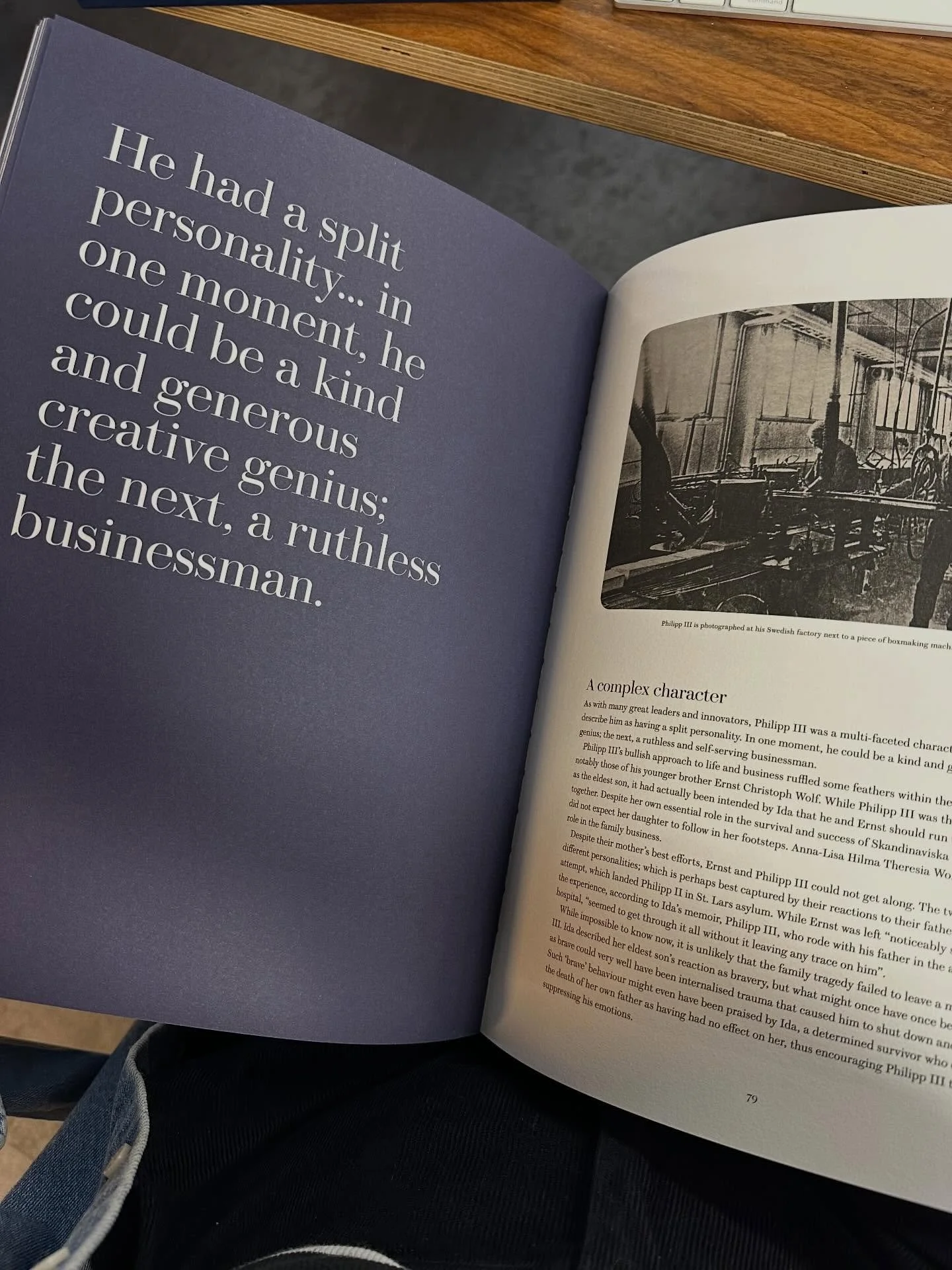 Flipping through the book I created for @wolf1834 in 2024 that charted 190 years of the Wolf family, and I have to say&hellip; it&rsquo;s bloody gorgeous. And it smells amazing. One of my absolute favourite projects.
