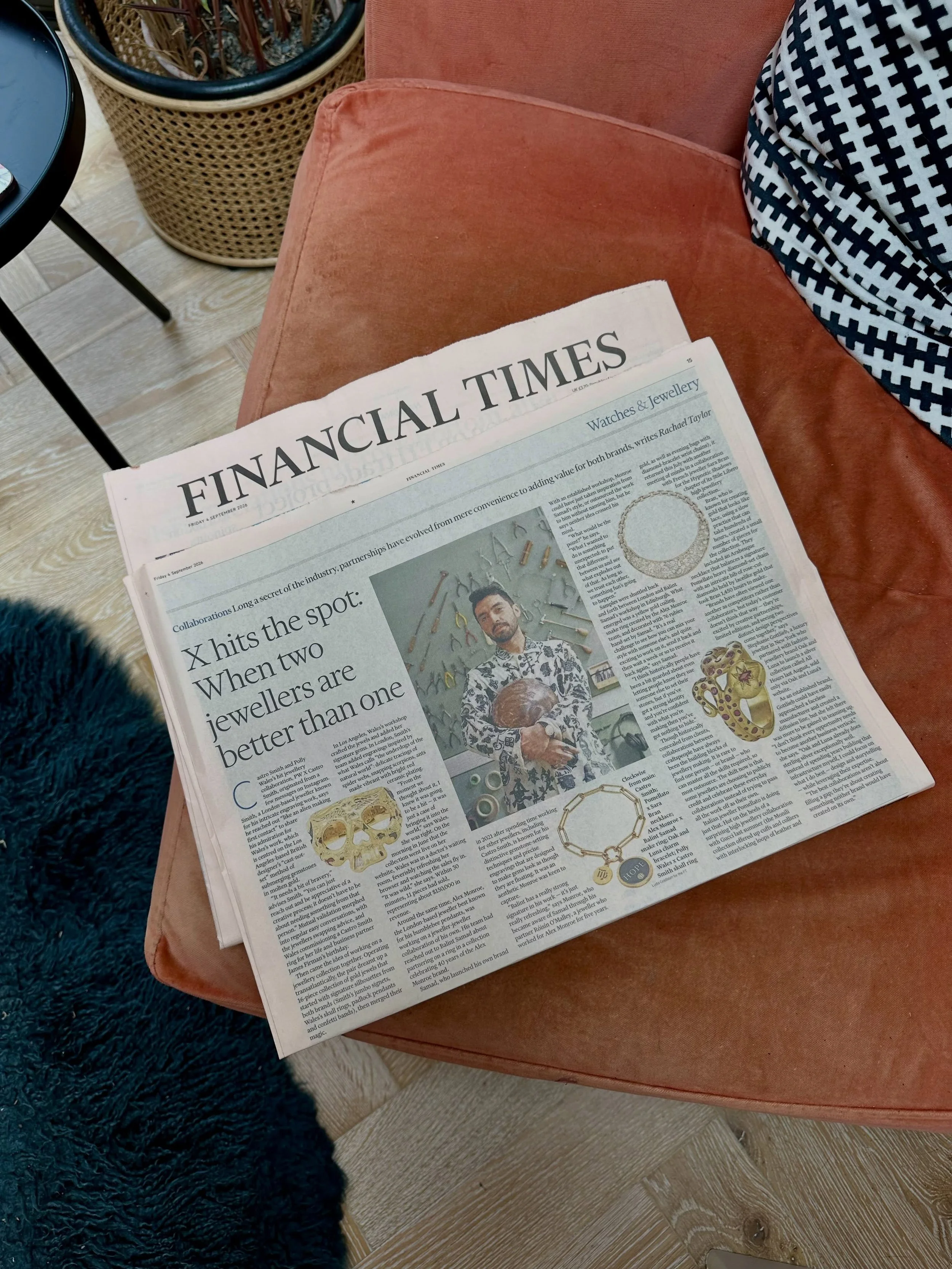 A couple of stories from me in today&rsquo;s @financialtimes Watches &amp; Jewellery supplement. 

An uplifting interview with @bvlgari&rsquo;s brand-new CEO Laura Burdese, and a piece on what I hope is the start of a new trend of jewellers collabora