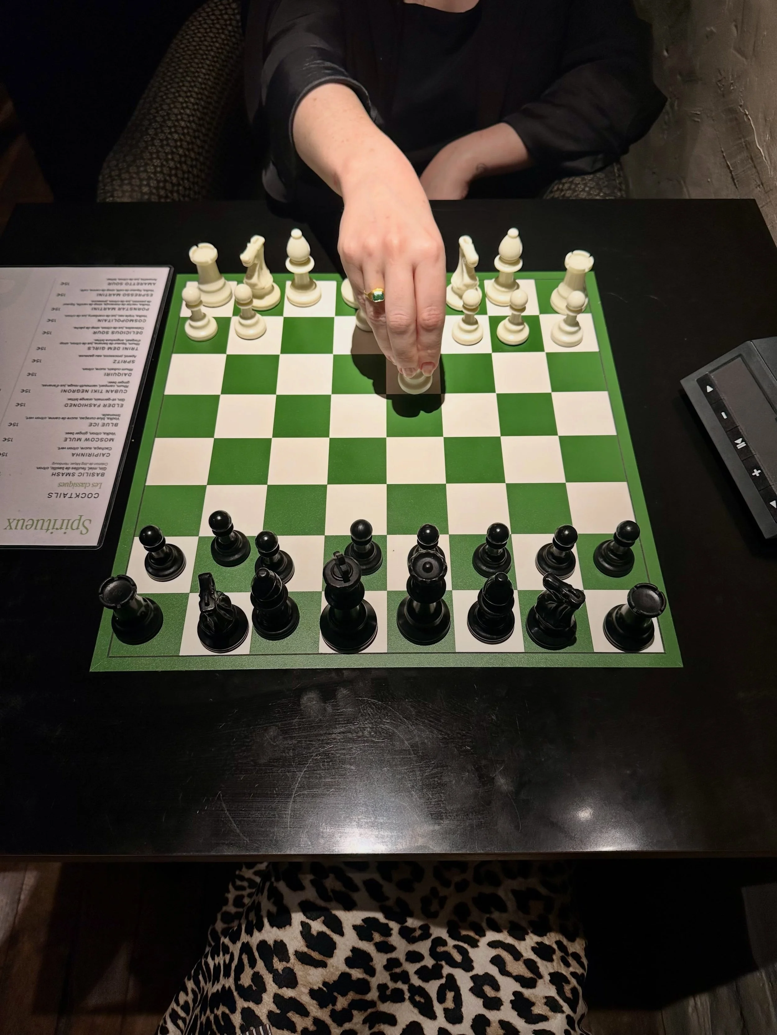 Paris Fashion Week, Day Two: A discovery day @nouvellebox, cocktails with @ox_ny_, and date night with @amy_wilson_pr ♟️🍸