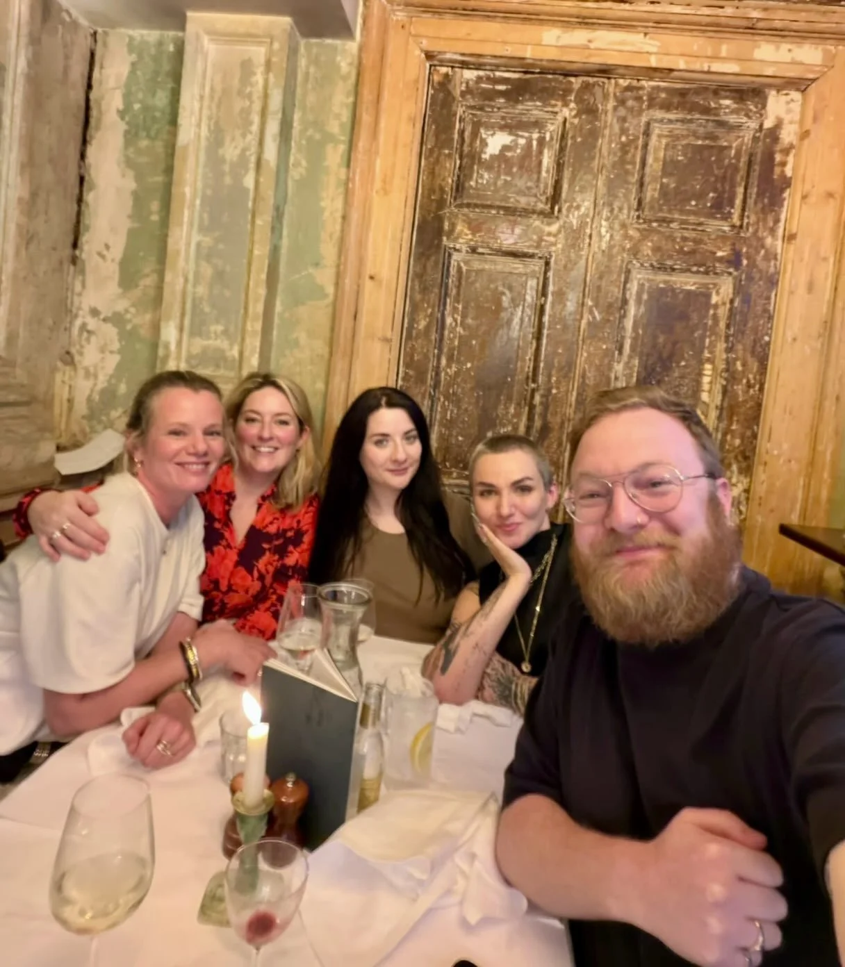 So lucky to have these amazing people in my life. We do like to restaurant.