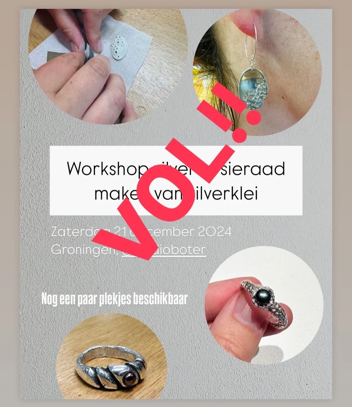De workshop van 21 december is vol geboekt! Wil je op de hoogte blijven van nieuwe workshopdata schrijf je dan in voor de mailing list.
Ook is het mogelijk om voor een eigen groepje een workshop te plannen. Voor meer informatie over de workshops en h