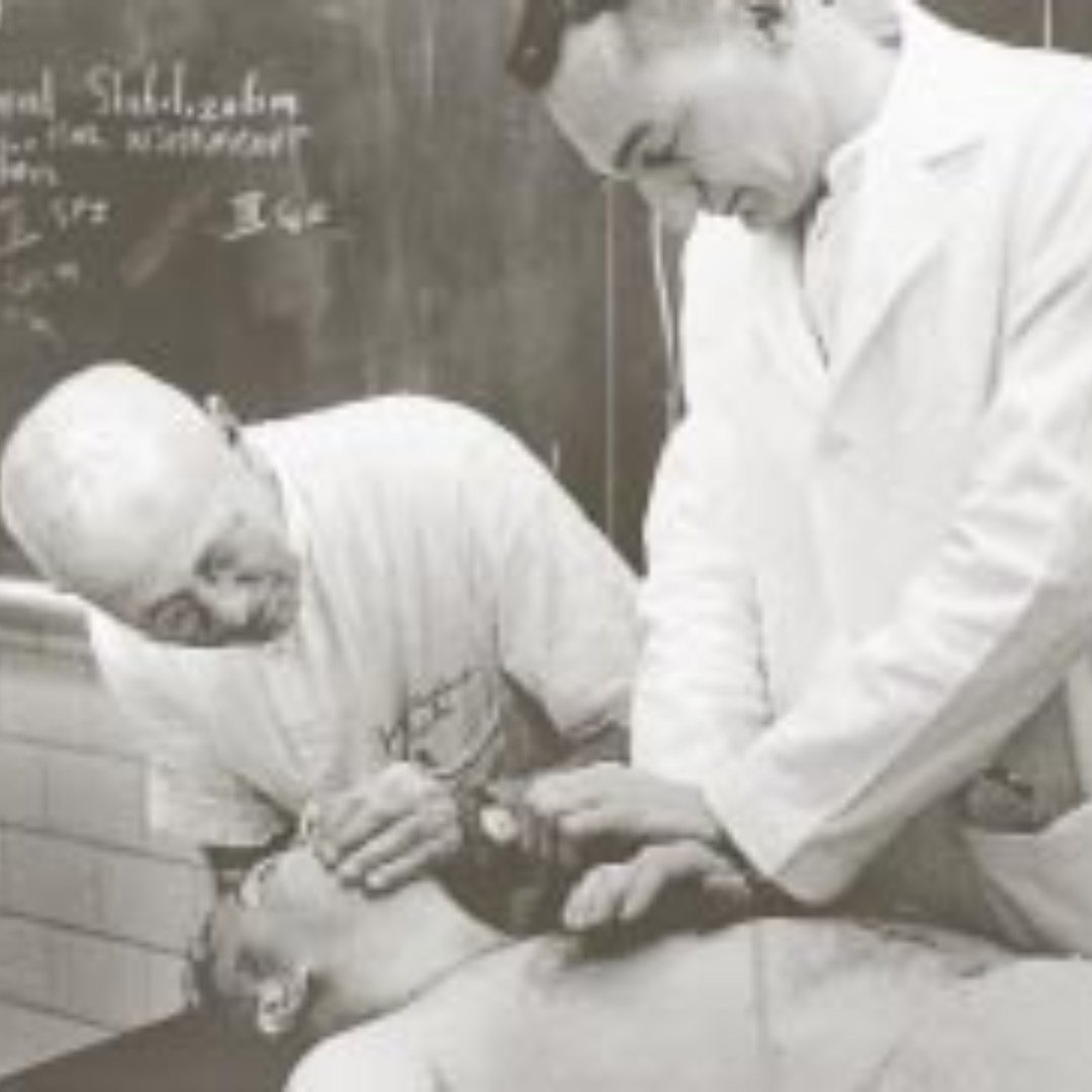 Throwback Thursday: William Bennet (WB) Kouwenhoven, known as the &quot;father of CPR,&quot; invented the external defibrillator. 

The first &quot;closed-chest defibrillator&quot; was unveiled in 1957 and weighed 200 pounds. By 1961 Kouwenhoven's te