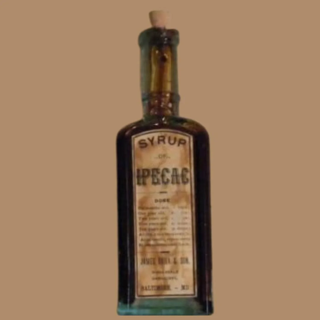 Throwback Thursday: Syrup of Ipecac is an emetic (induces vomiting). Used frequently in the 18th century until the early 20th century, it was the standard treatment for ingestions of poisons for many years in EMS, but is no longer used as it is ineff