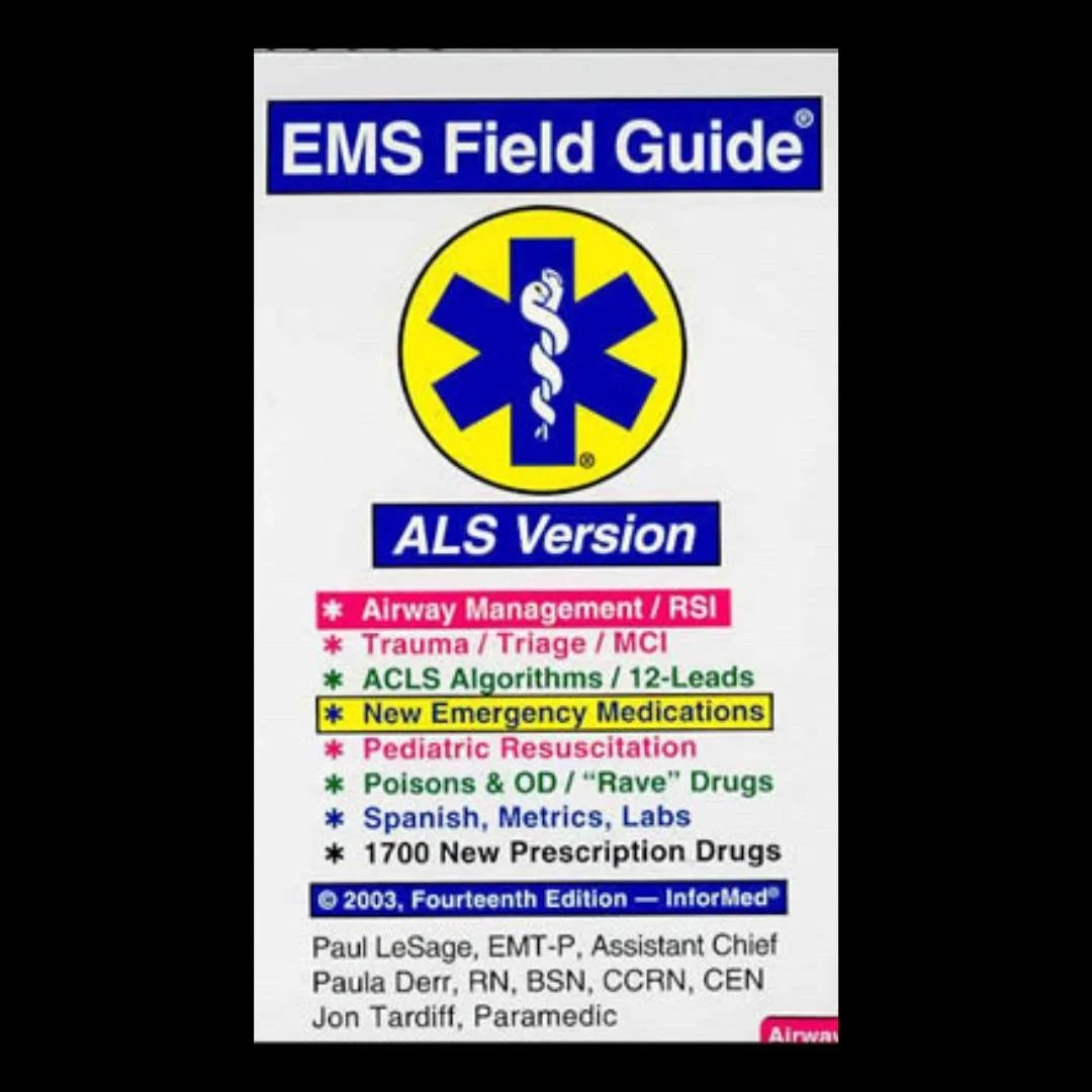 Throwback Thursday: EMS Magazine calls the EMS Field Guide ALS Version &quot;The original and still the best.&quot; The most used reference guide in EMS history, this little book has been and still is an essential tool for paramedics to look up medic