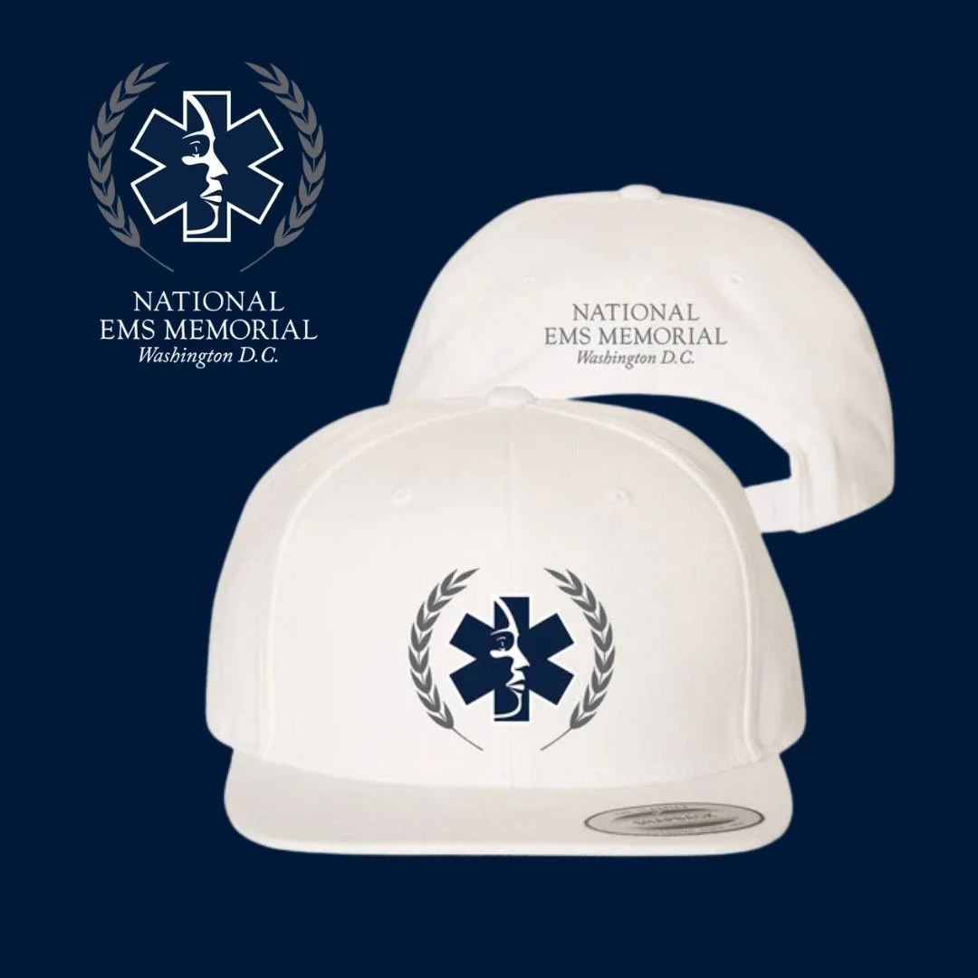 Getting sunburned? Stop by our EMS Memorial store and grab a hat to protect your noggin and support your favorite EMT or paramedic. 

All proceeds go directly toward establishing the National EMS Memorial in Washington, D.C. to honor the Commitment, 