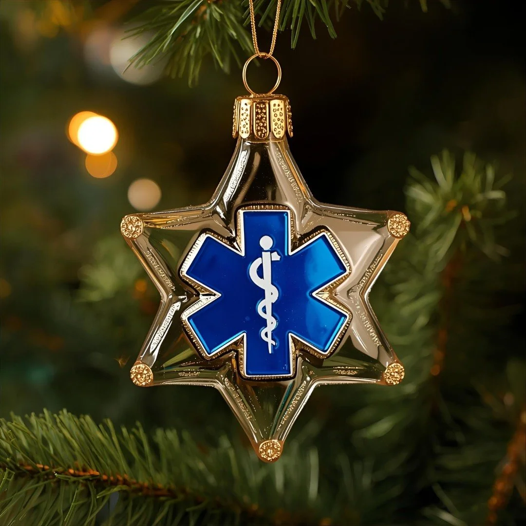 We love seeing the EMS themed decorations folks have been sending! Have any in your home or station? We'd love to see them. Post your pics on social media and tag us, or DM us a photo and we will post on your behalf. 
Happy Holidays everyone!
www.ems