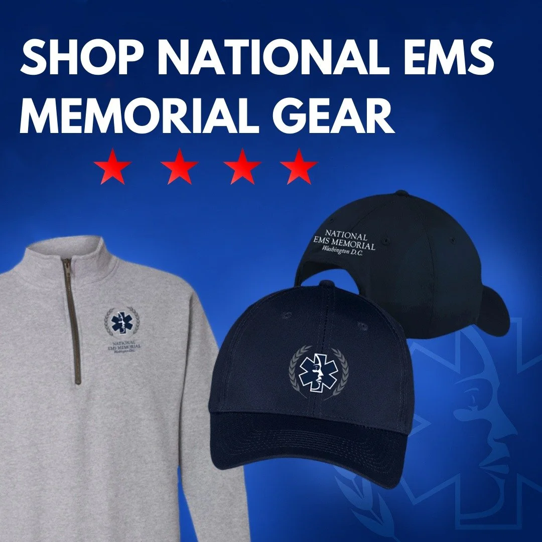 Our online store is open and stocked with a wide variety of merchandise! Grab a special gift for yourself or a friend while supporting the effort of The National EMS Memorial Foundation. All proceeds go directly to the establishment of The National E
