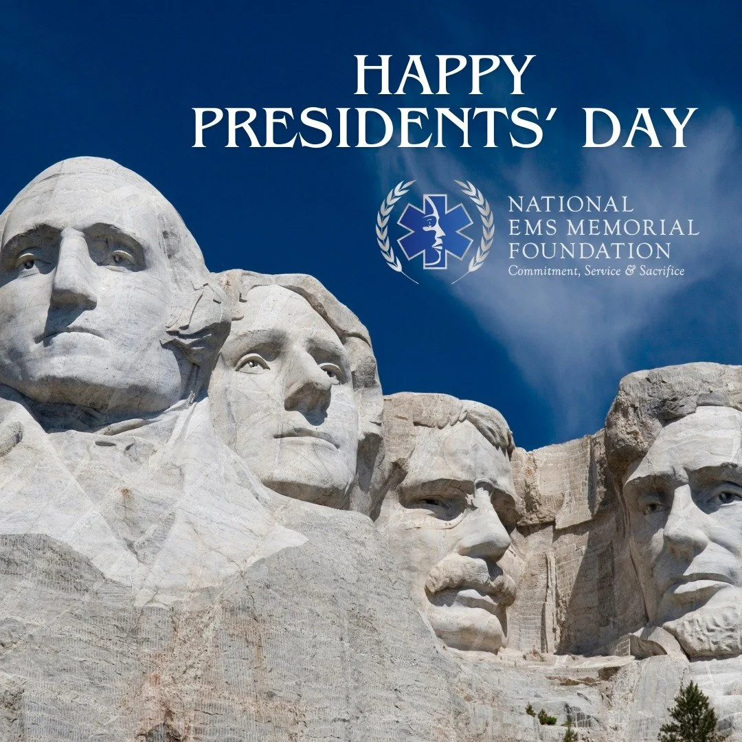 Honoring the visionaries who shaped our nation&rsquo;s destiny. 
#PresidentsDay #FirstResponders #AmericanEMS