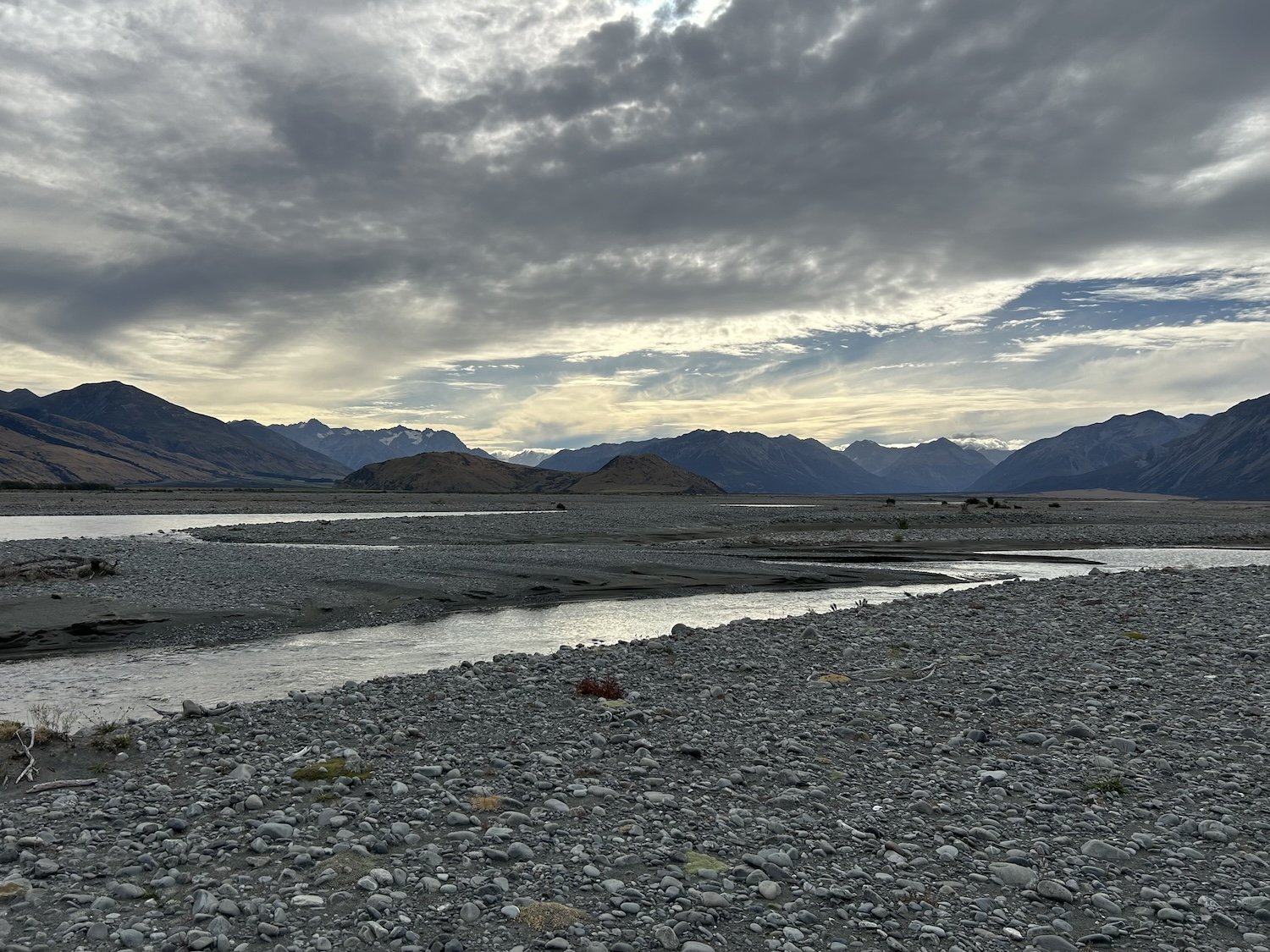 The Rakaia River flood-plane