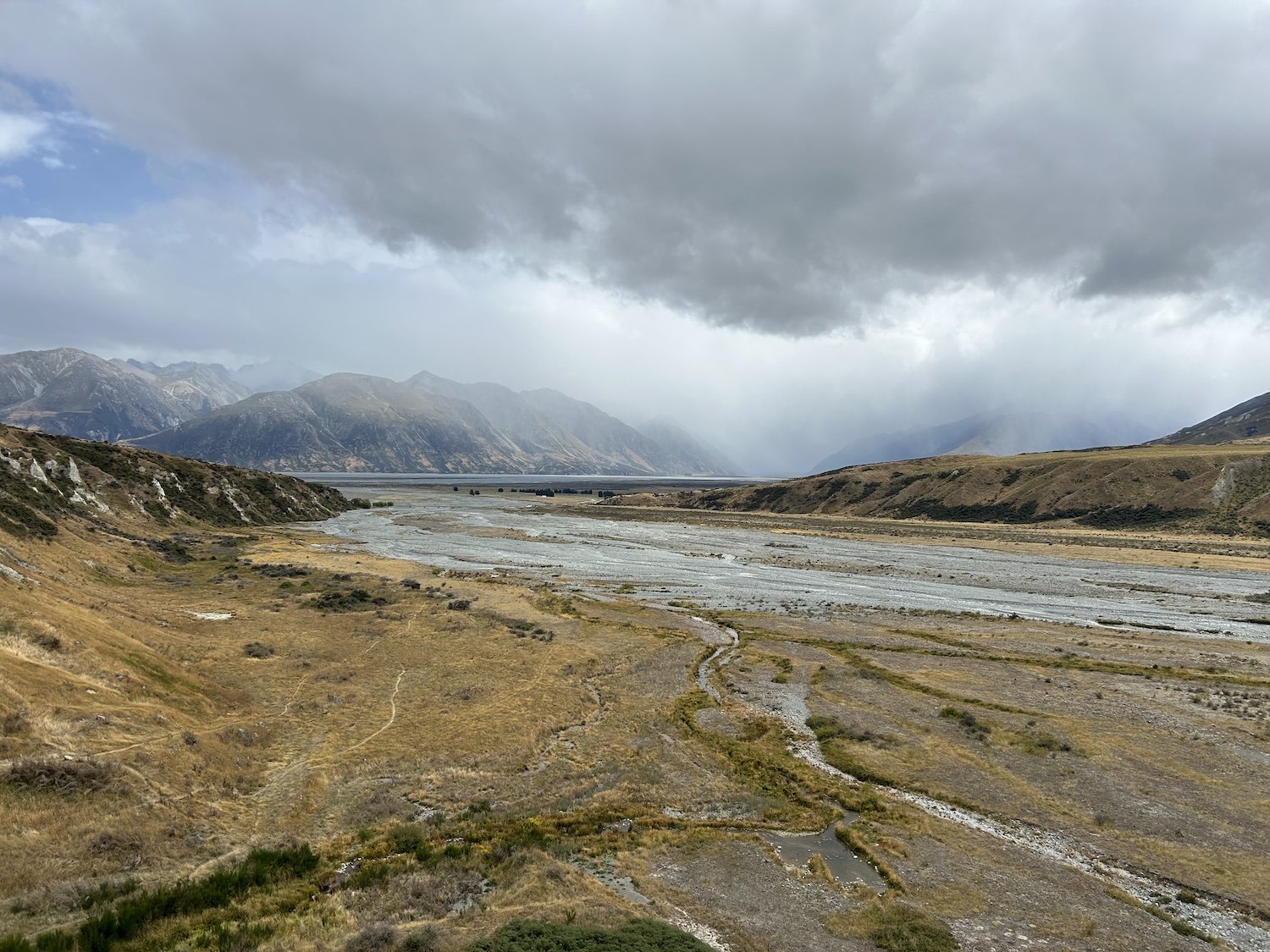 Potts River confluence with the Rangitata