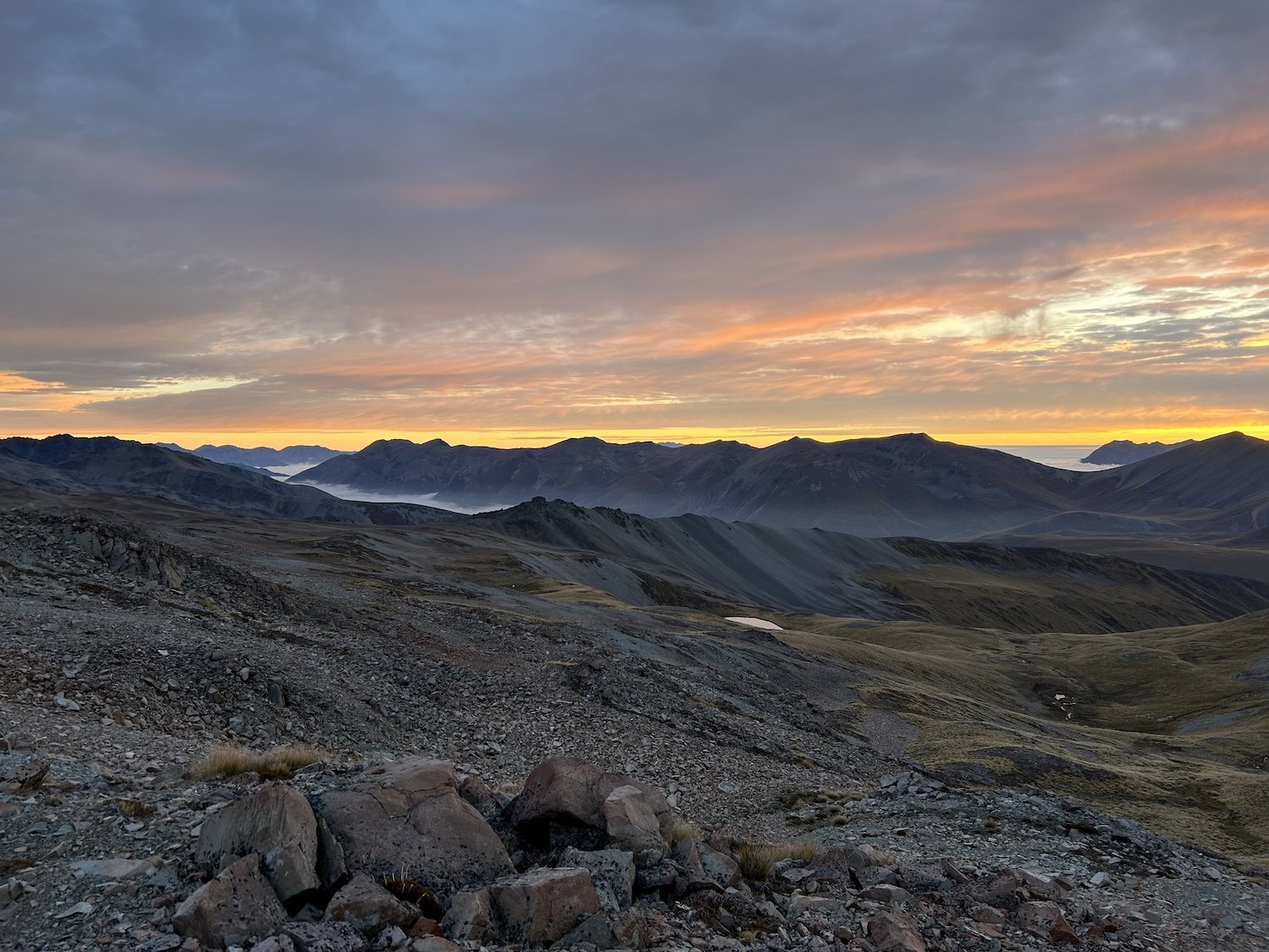 Sunrise on Stag Saddle