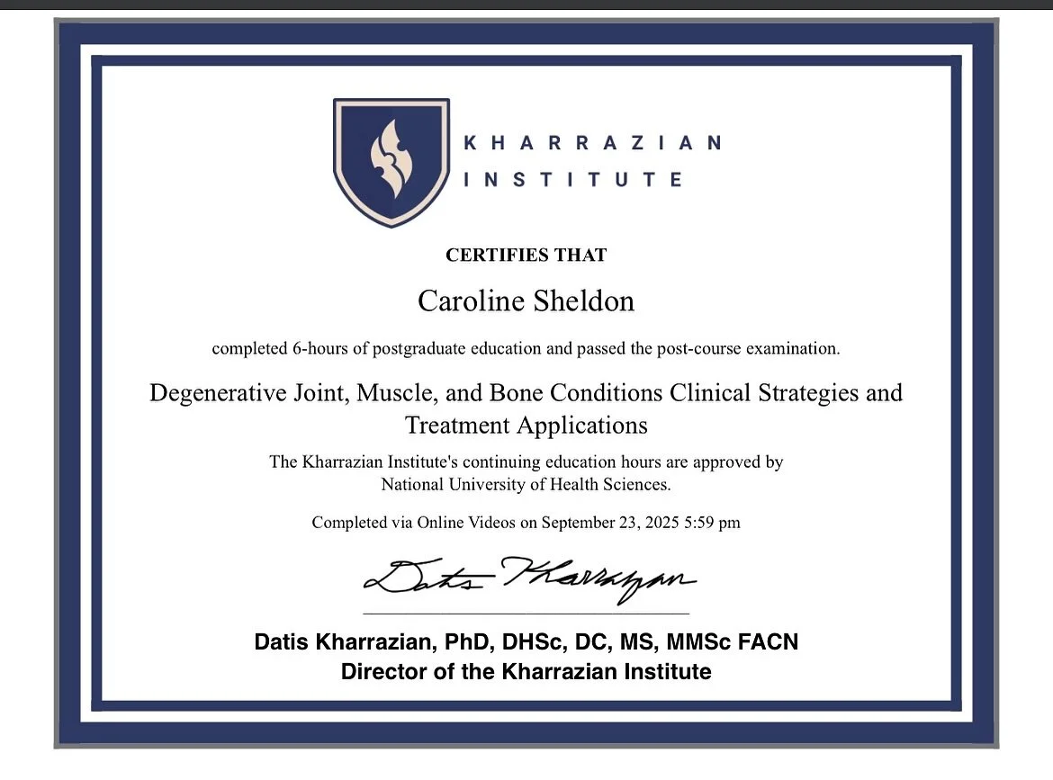 I am delighted to say that I have recently passed the final exam in my functional medicine training and am now an Advanced Functional Medicine Health Consultant. 

It has been almost five years of superb training by Dr Kharrazian @datiskharrazian, th