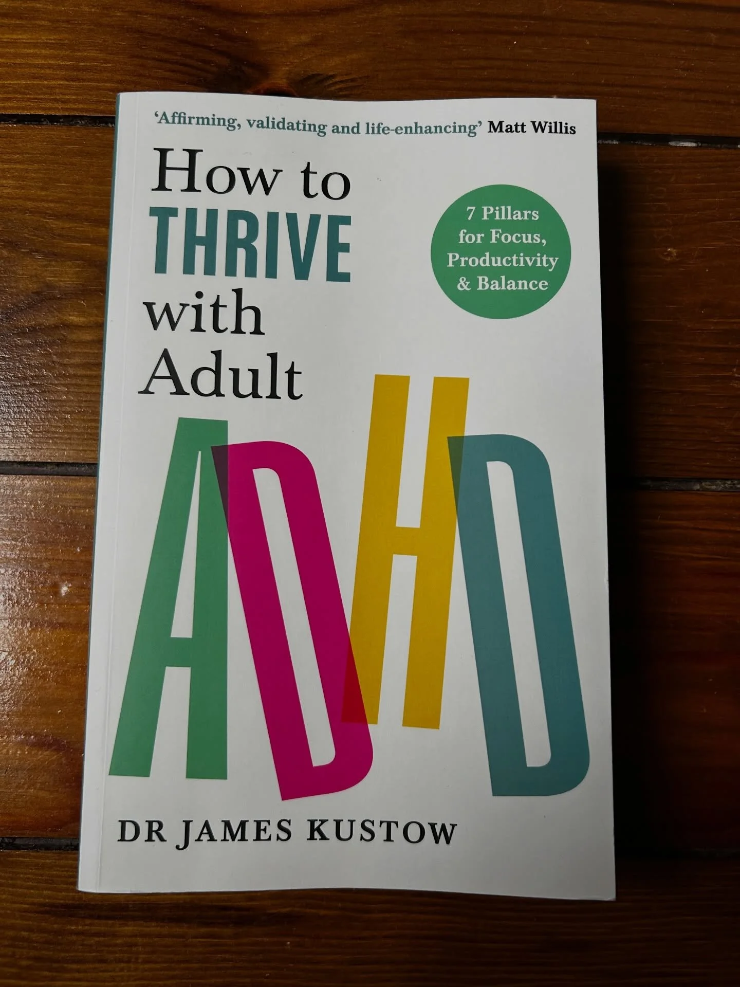 This week is Eating Disorders Awareness Week - an appropriate time to recommend this book to anyone interested in the overlap between ADHD and eating disorders.

I heard the author, Dr James Kustow, speak when I attended a @beat.eating.disorders work