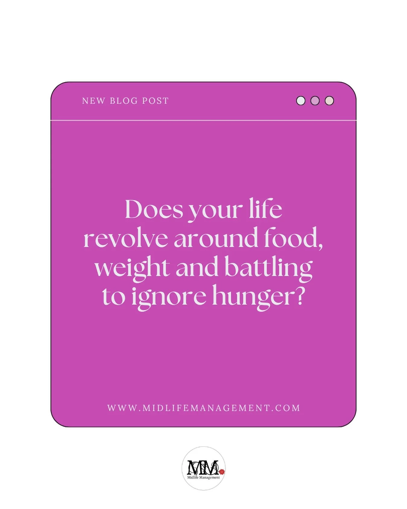 Some thoughts about food, the value (mis)placed on being thinner and how to step away from the battle with food. 

Read it at: https://www.midlifemanagement.com/blog/13102026

#midlifehealth #midlifeweight #disorderedeating #restrictiveeating