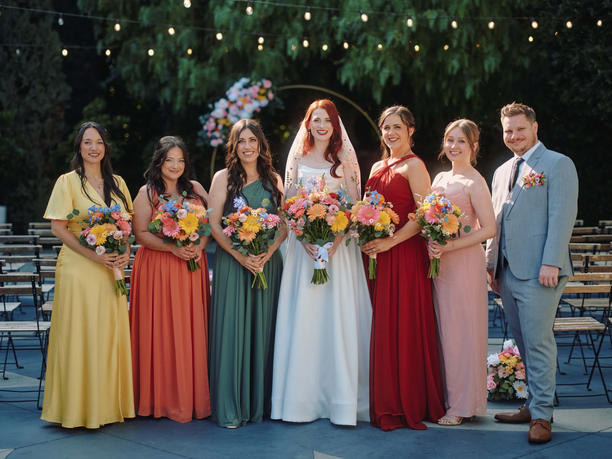 Devon and Peter’s Colorful Fig House Wedding | Los Angeles, CA