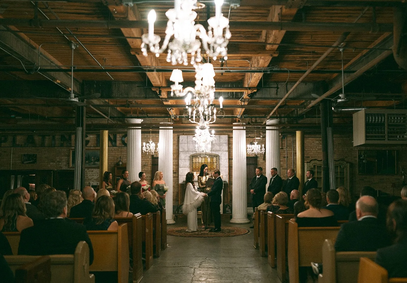 Jess &amp; David’s Vintage Glam Wedding at Salvage One