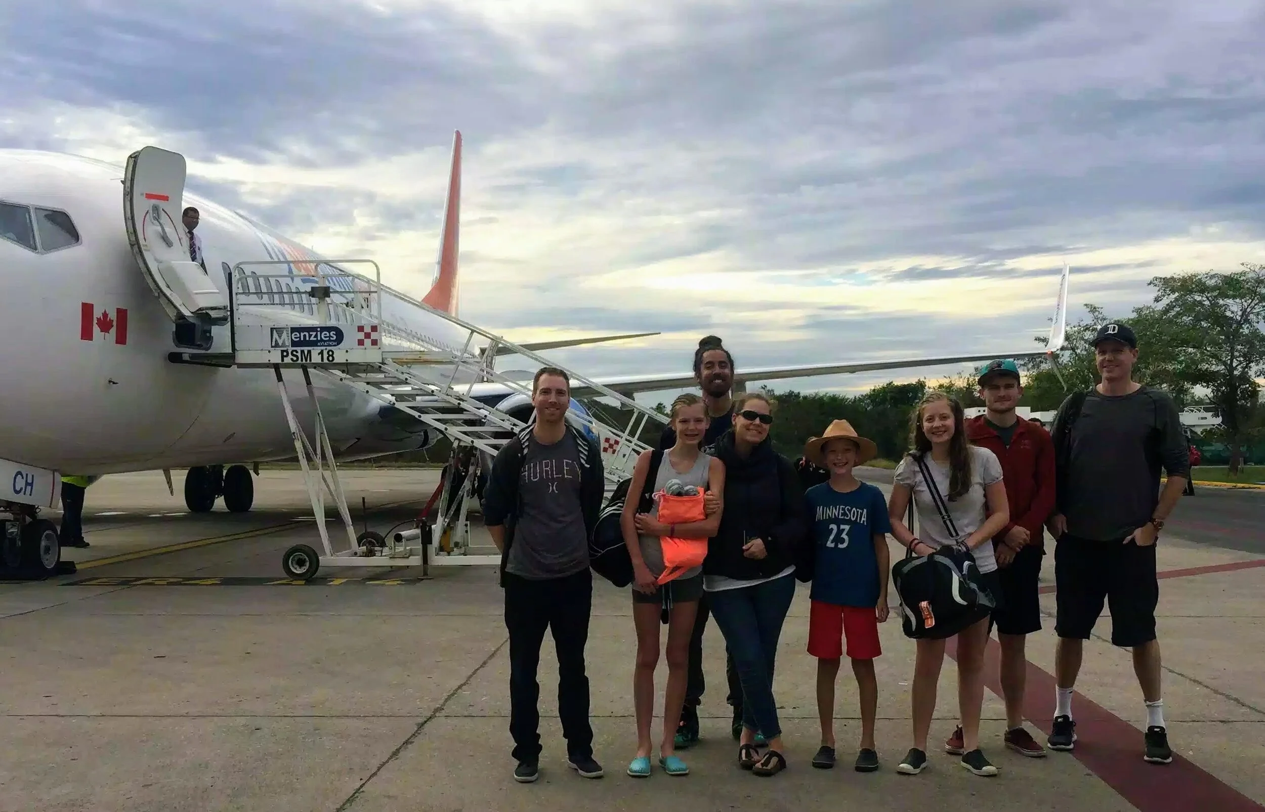 My kids were happy to put any fears of flying aside to go to Mexico with the Split Second coaching team.