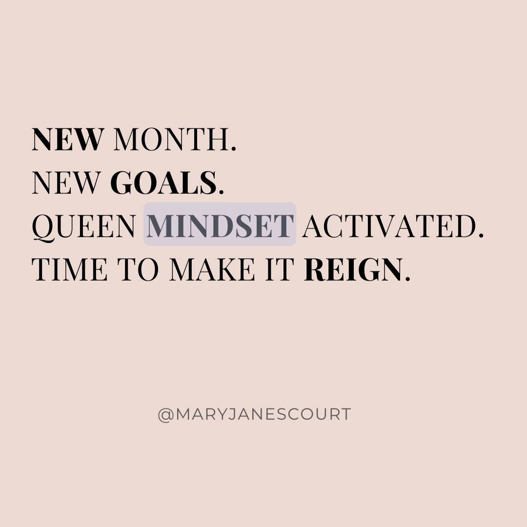 Happy Women's History Month, Queens!  This month, I'm committed to doing the work: 

1) Setting goals AND boundaries
2) Implementing NEW routines
3) NURTURING my body and soul
4) But SOOOO much of it is #MINDSET. 
Drop a 👑 below if you agree.
.
.
.
