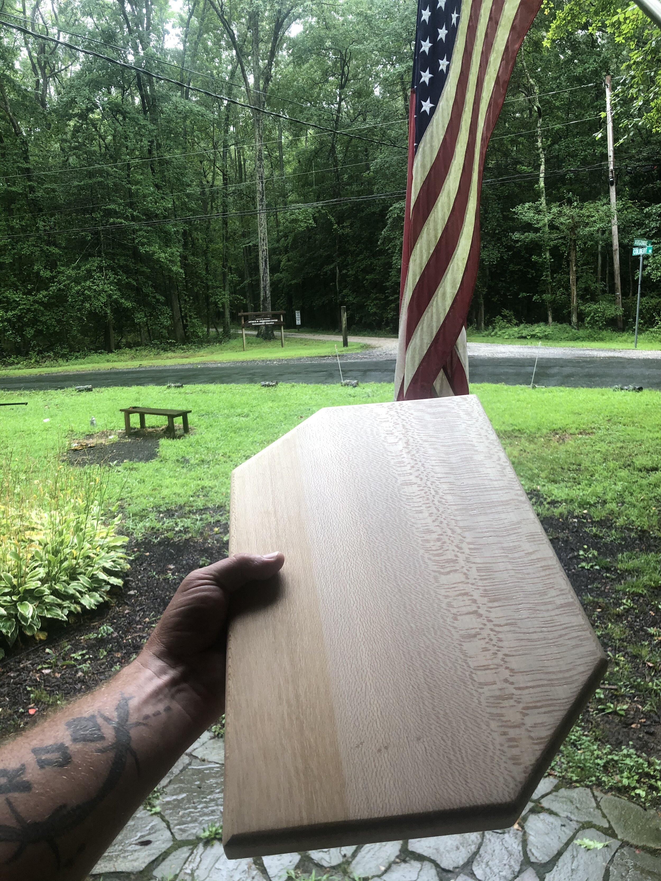 Sycamore Cutting Board (Diagonal Corners)
