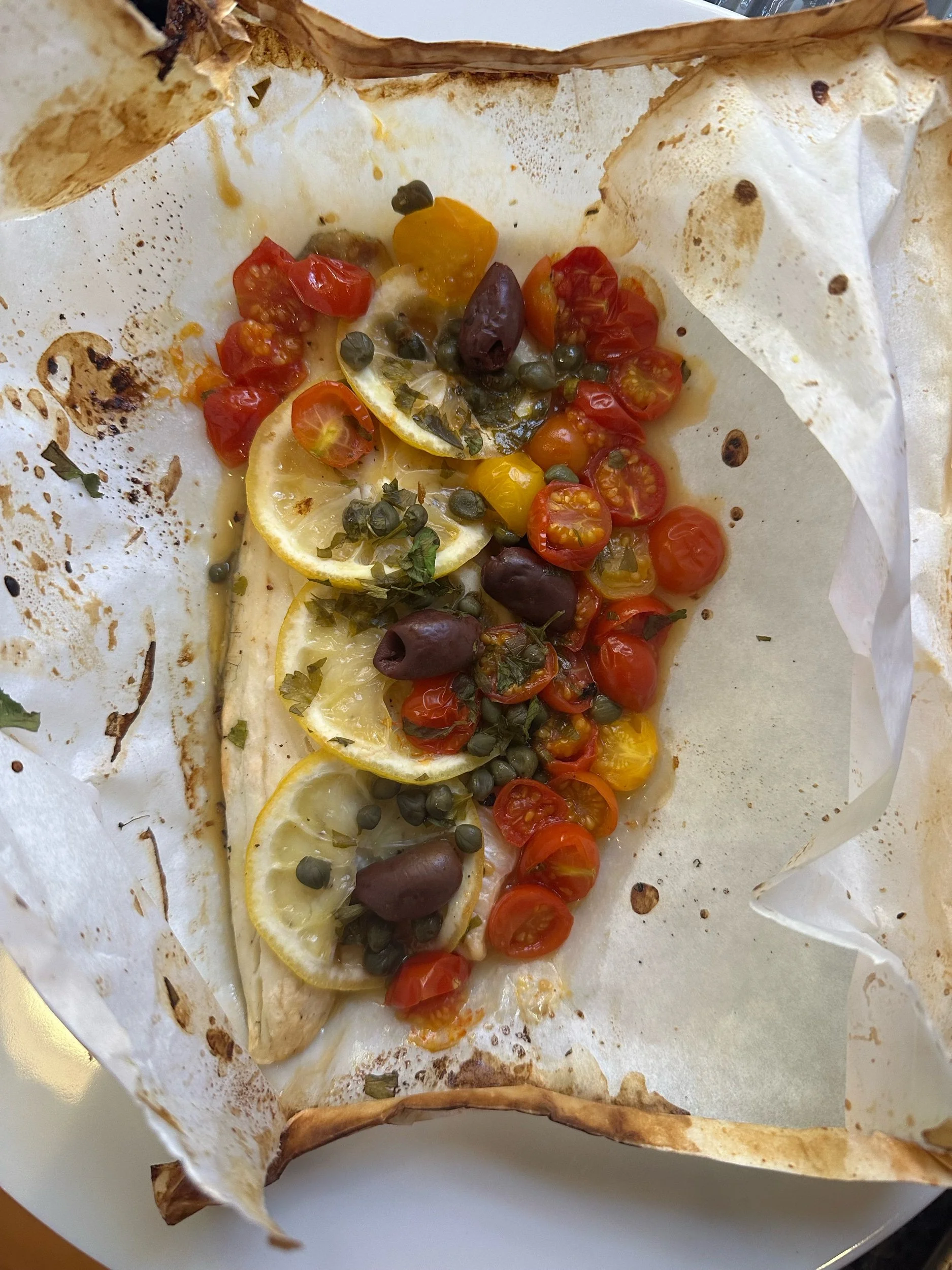 Branzino Massino en Papillote