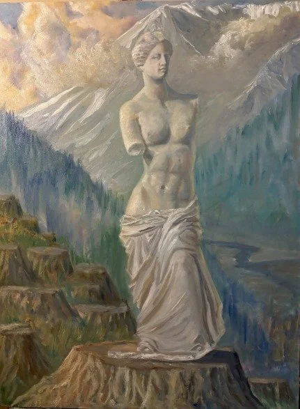Venus de Milo Visits the Pacific Northwest and Falls In Love With a Clearcut Near Mt. St. Helens