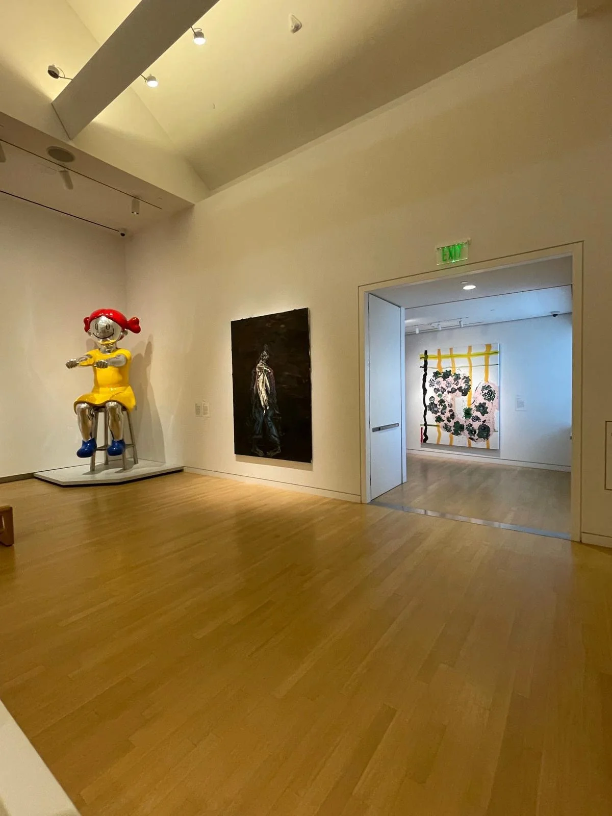 Ripples In Time, 2010, 85x72in, Acrylic on Linen on display @Crocker Art Museum