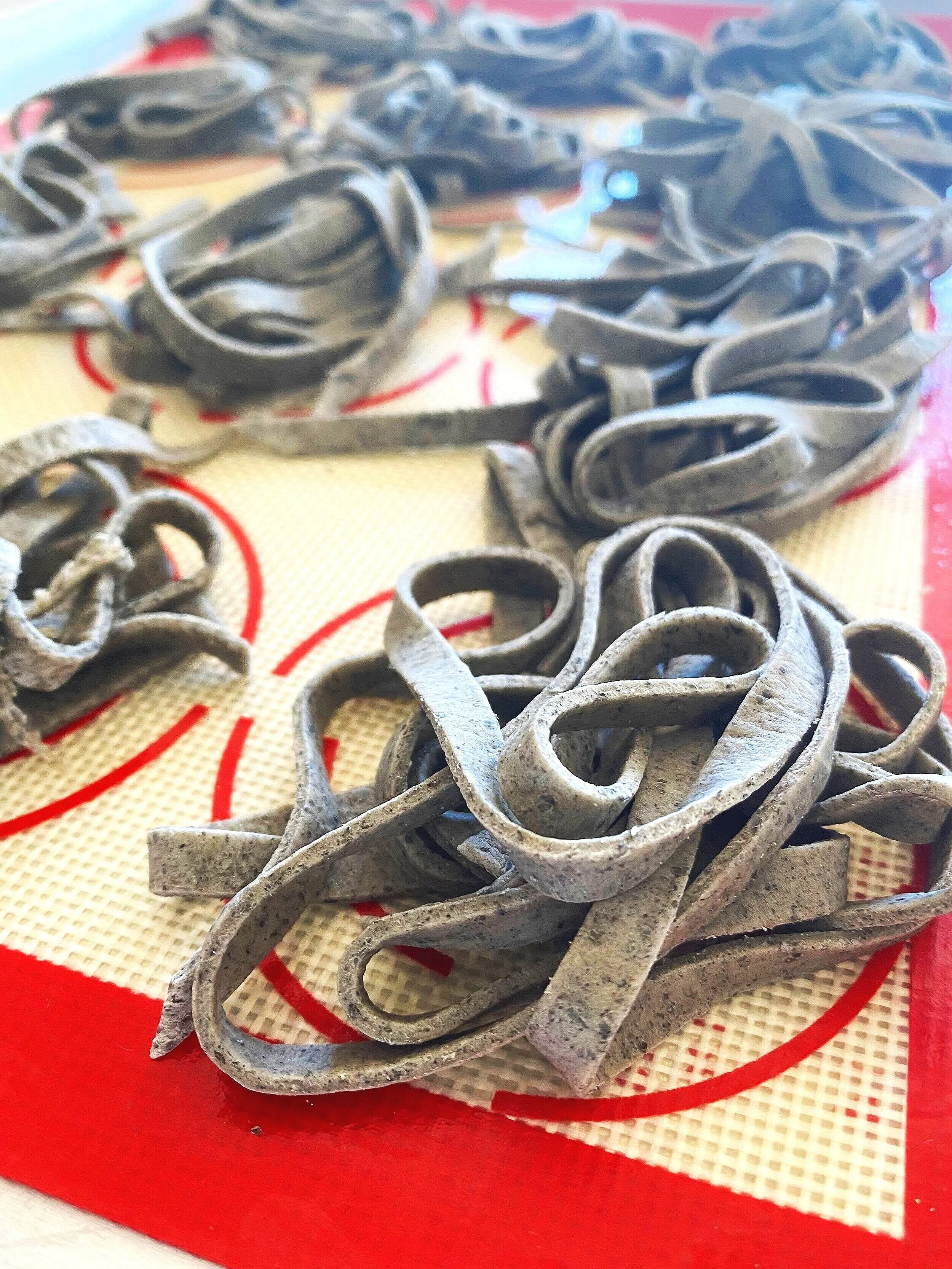 Black Sesame Noodles &amp; Tahini Teriyaki