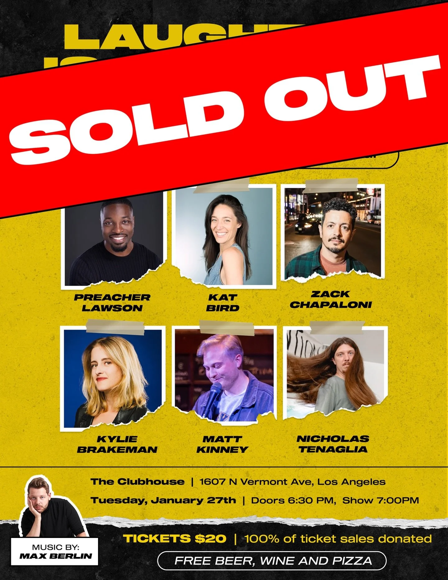 Going to be an amazing night for an amazing cause. See you all Tuesday! 🎤🎟️