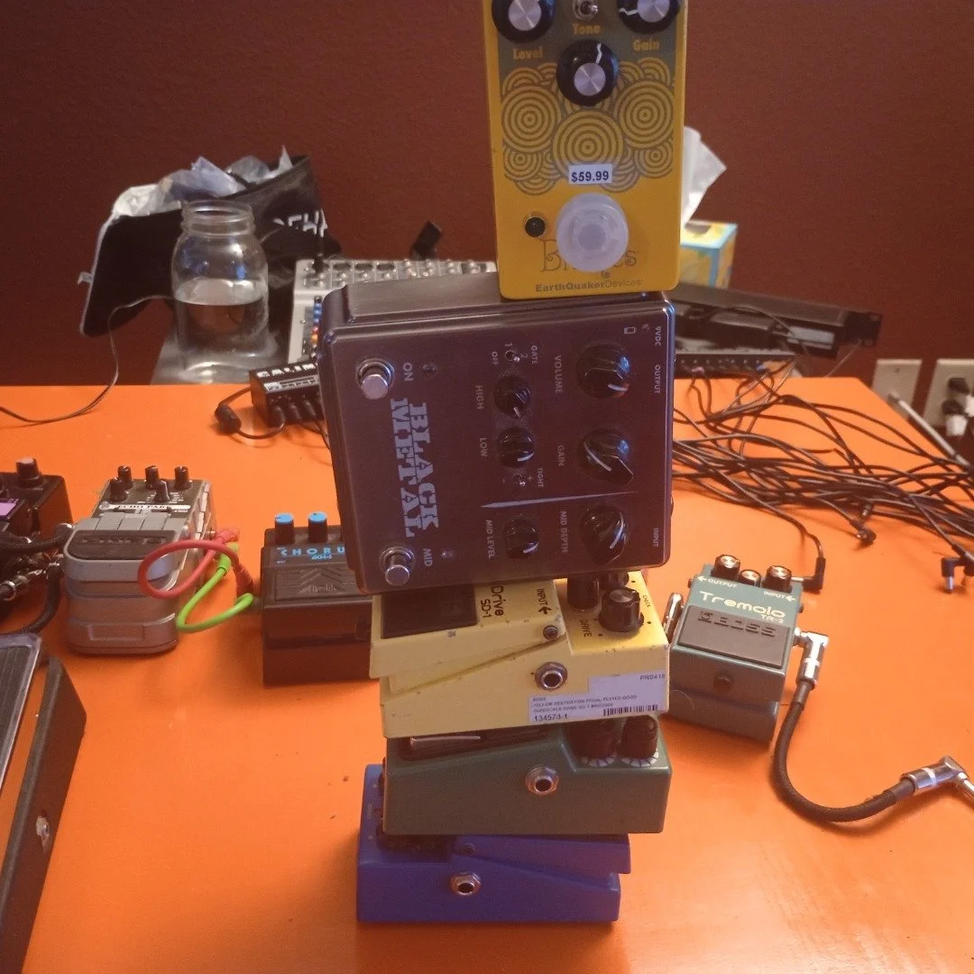 Stacking overdrives 

#pedals #guitarpedals #overdrive