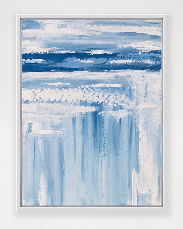 While I love creating large statement pieces I have created a few smaller options lately from shelf blocks to this 19.5 x 25.5 abstract that can hang either direction (available)
.
.
.
.
.
#kristentirneyart #blueandwhite #artforthehome #springlakenj 