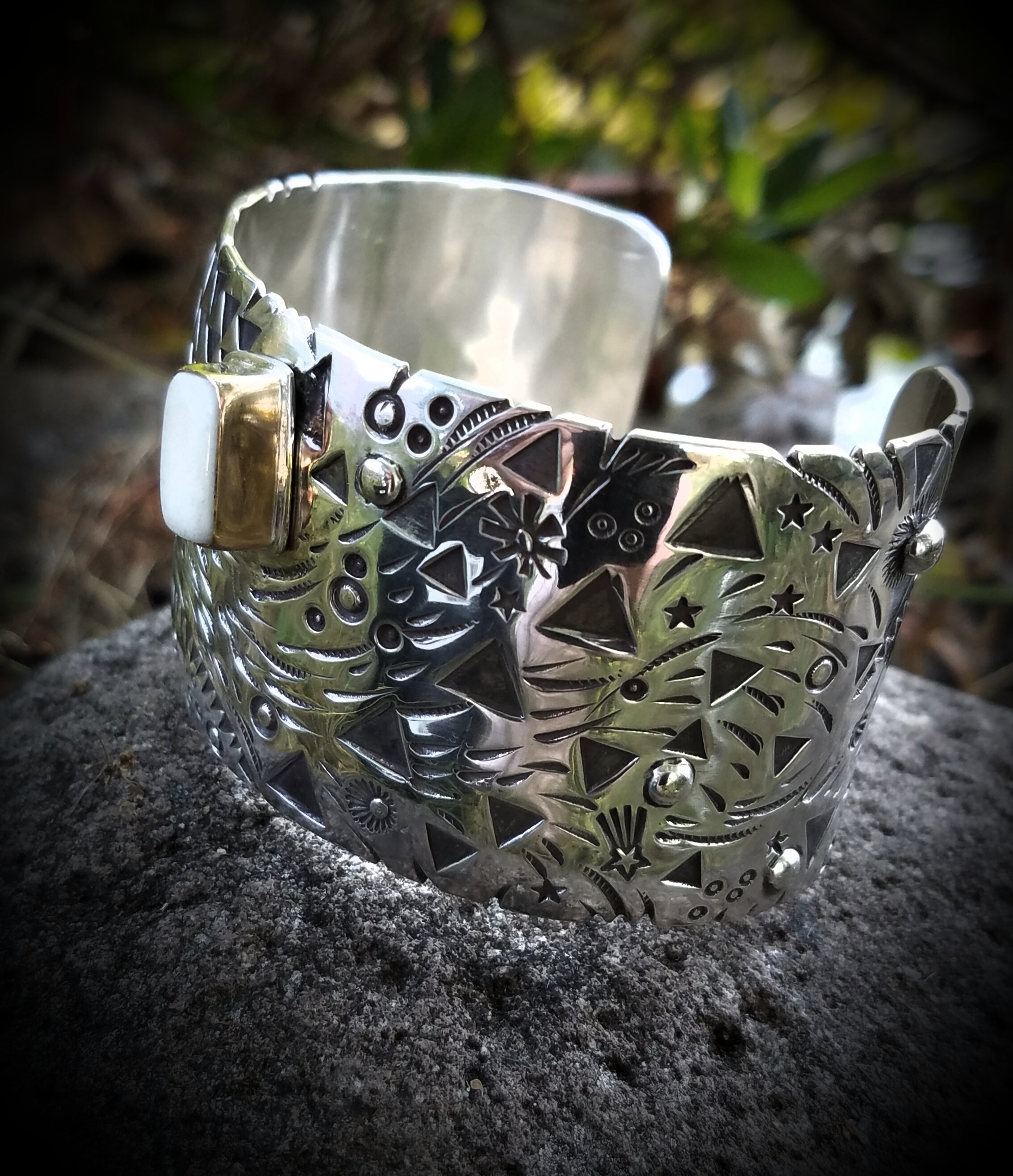 Melted Silver on Copper Cuff Bracelet – Pat Cahill Metalworks