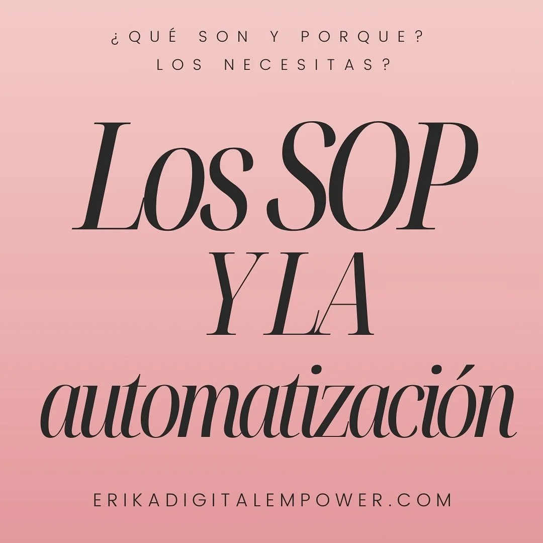 Hoy quiero hablarles de algo s&uacute;per importante para nuestros negocios: los SOP, o Procedimientos Operativos Est&aacute;ndar. B&aacute;sicamente, son gu&iacute;as que documentan cada paso de los procesos en tu negocio, desde c&oacute;mo responde