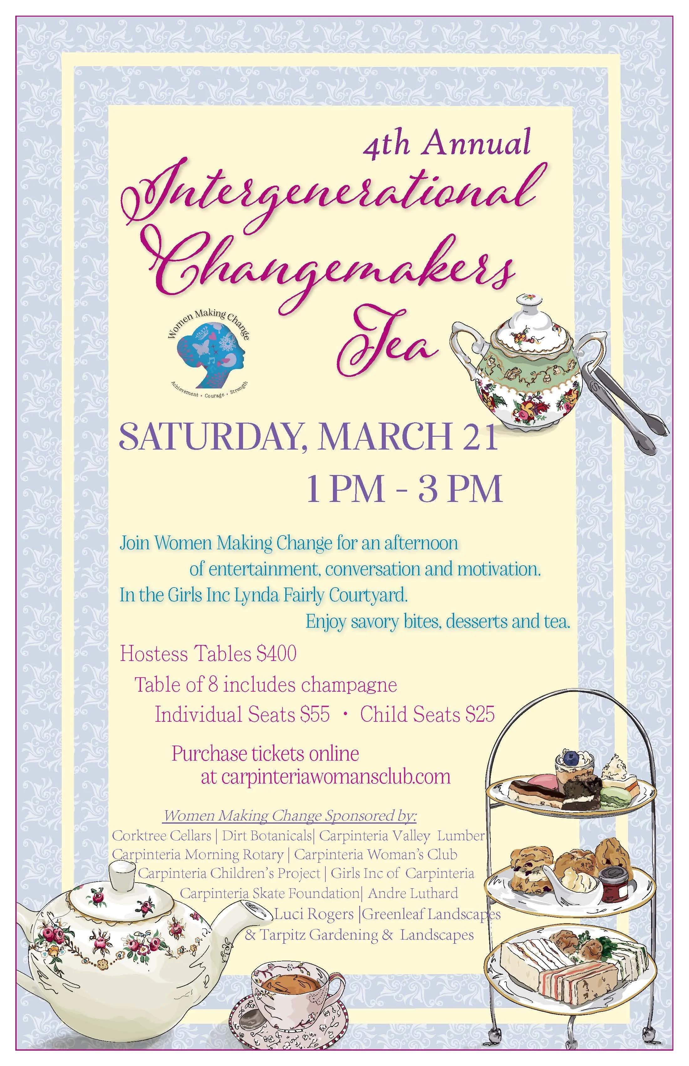 4th Annual Intergenerational Changemakers Tea