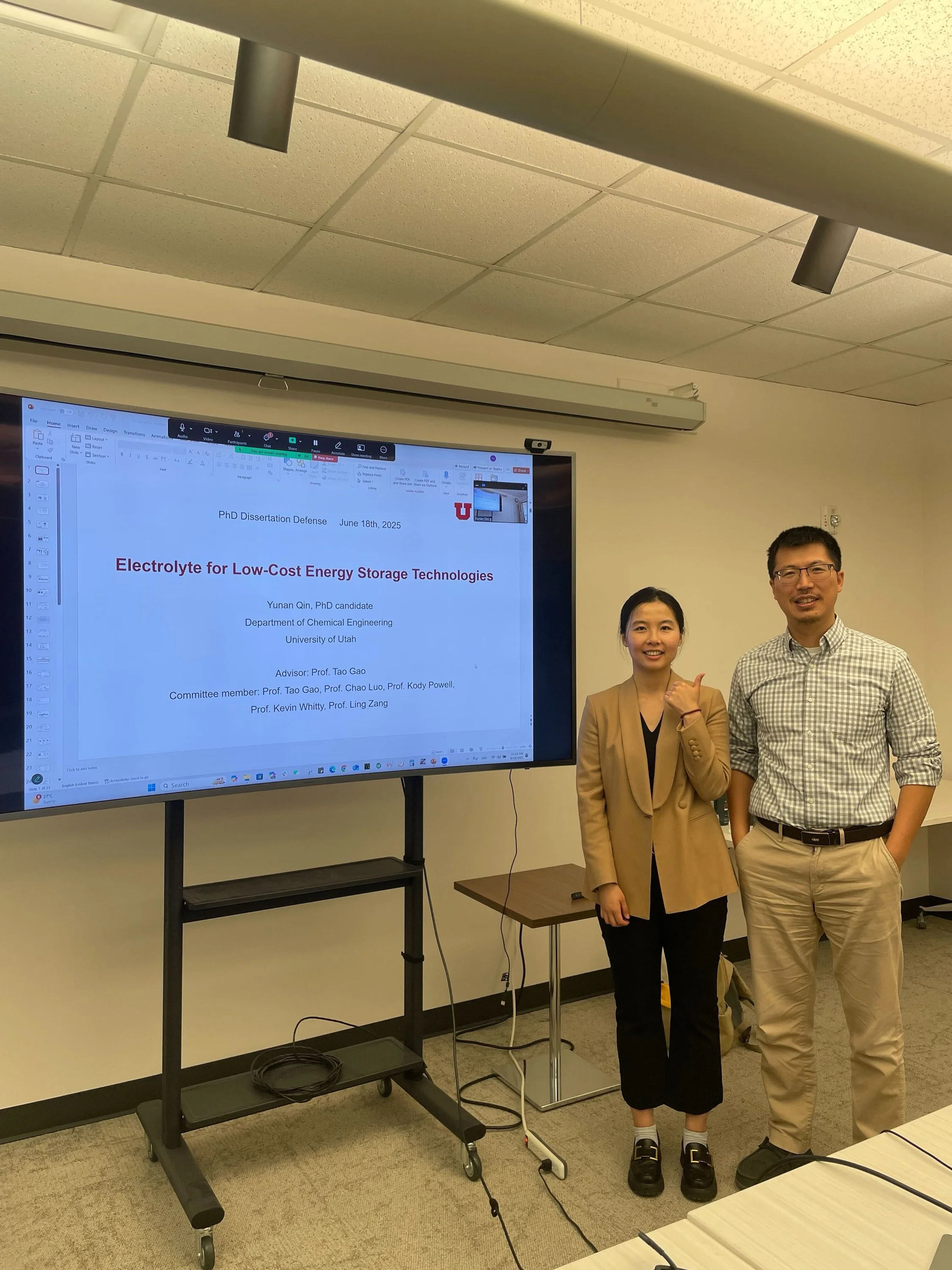 Yana's PhD thesis defense, June 2025