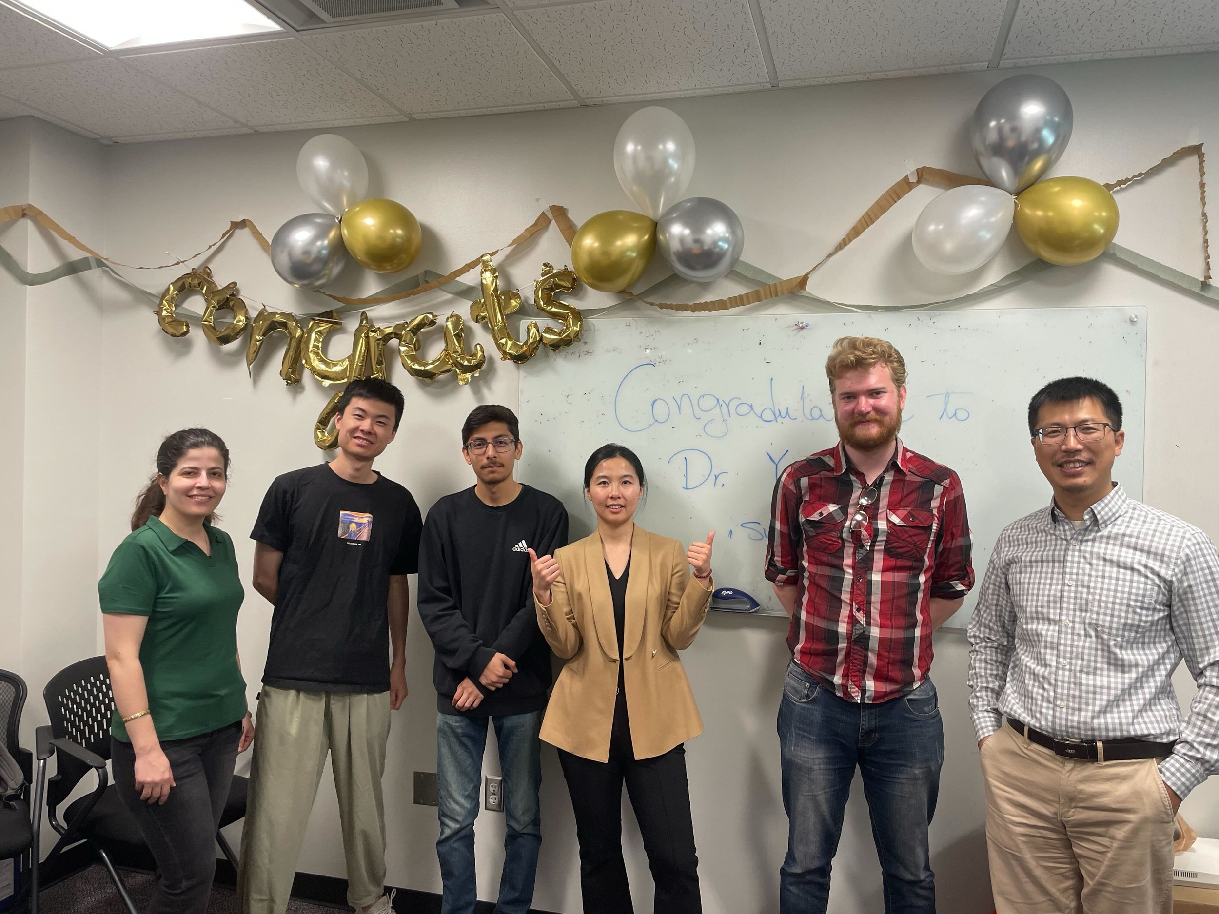 Celebrating Yana's successful PhD defense! Here comes the first doctor of philosophy trained by ME2 lab! June 2026