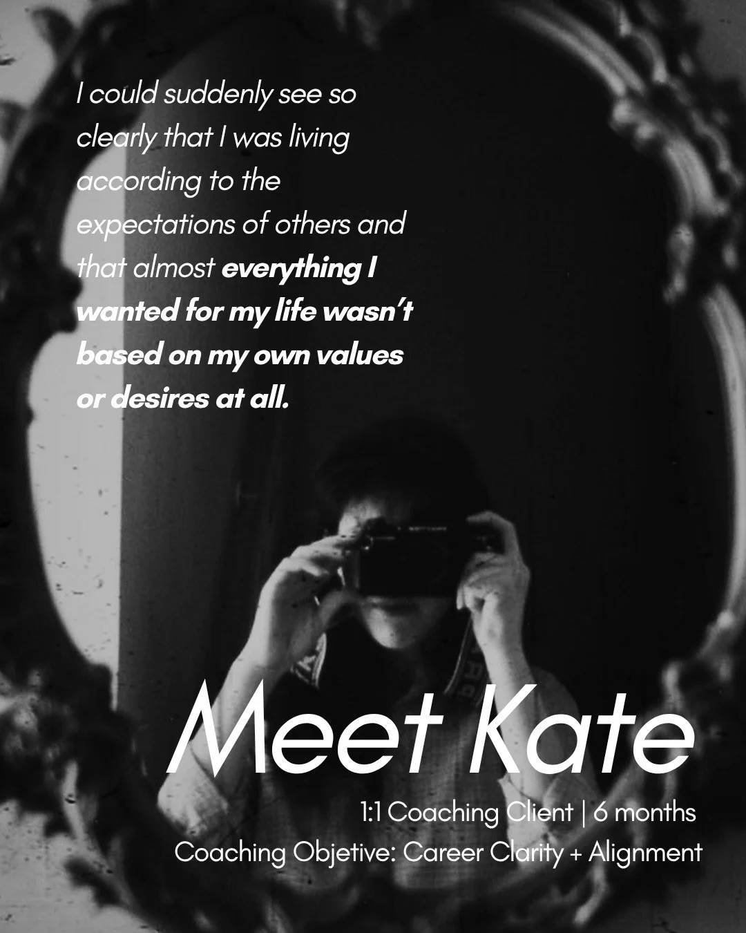 Meet Kate.

A deeply self-aware woman on the medicine path, who found herself stuck in her own blind spots.

What we quickly discovered was that what Kate thought she wanted in her career was tied up in an identity she had formed to feel accepted&hel