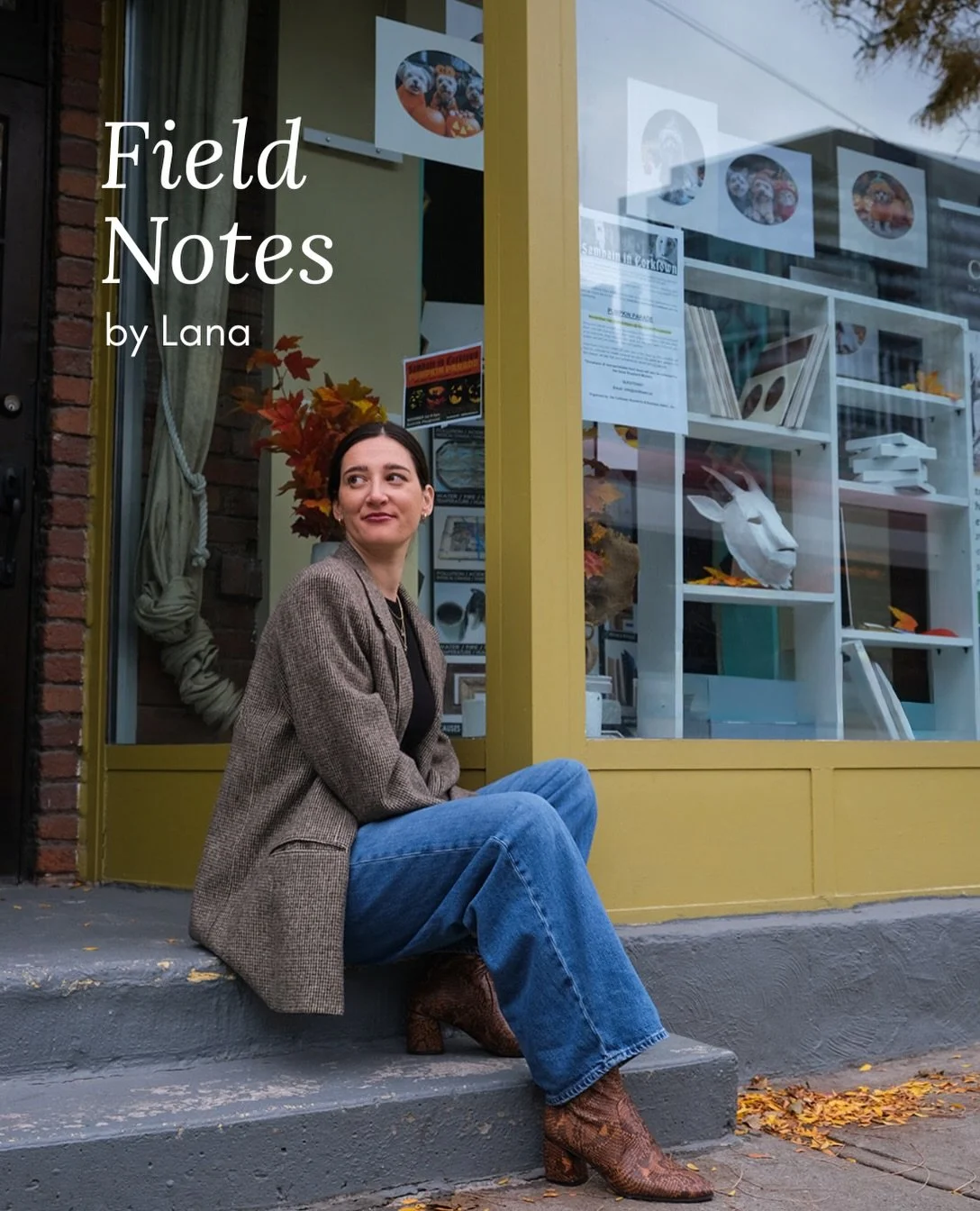 the ~ blog ~ is officially live 📝

I&rsquo;ve been wanting to create a written home for everything I share on the podcast; a place where the ideas have room to breathe, where you can read slowly, come back, take notes.

Field Notes is that place.

T