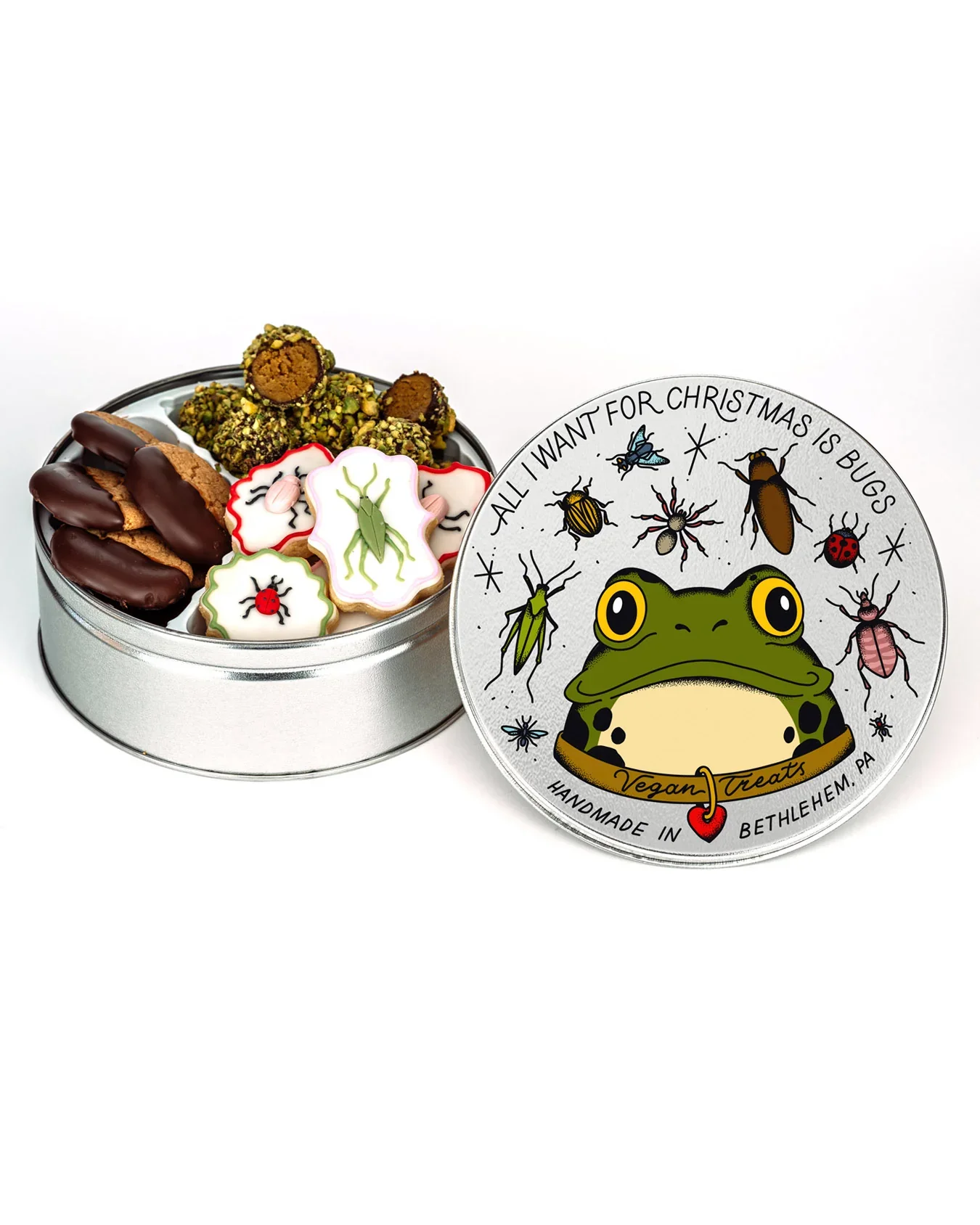 Vegan Treats cookies tin