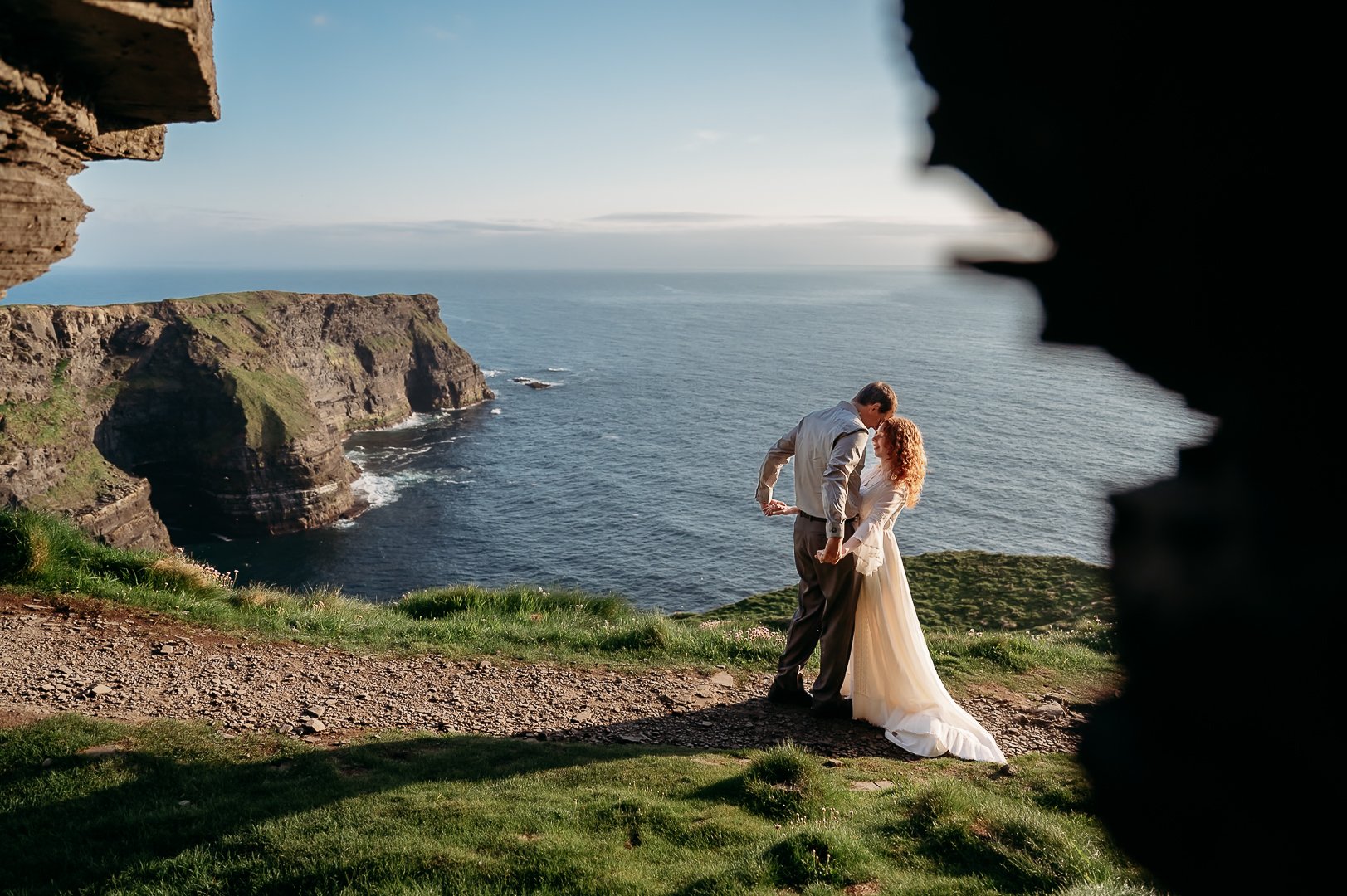 Romantic Photo Session at the Cliffs of Moher, Ireland — Marie O'Mahony ...