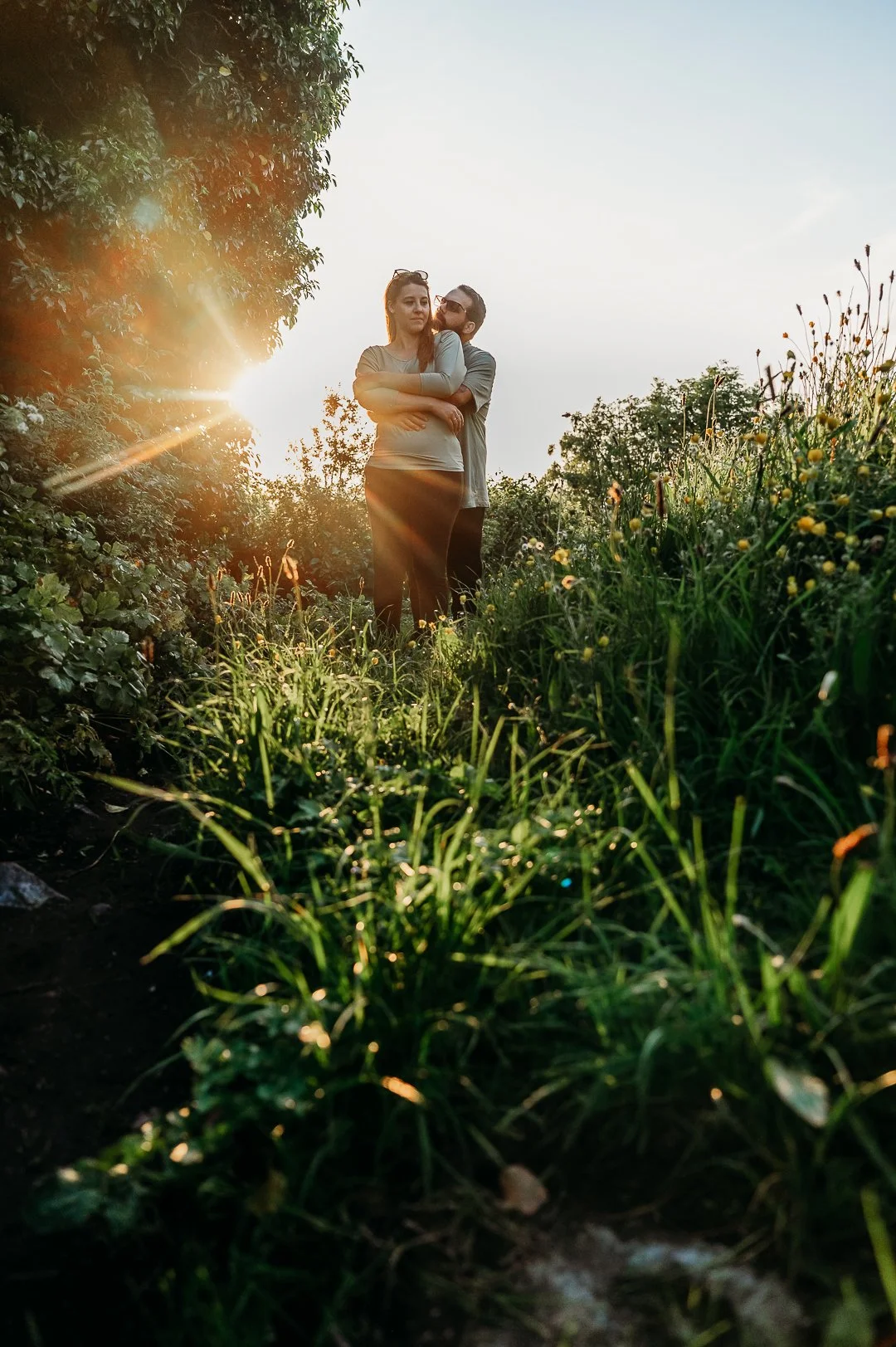 Carrigogunnel castle photo session Ireland Marie O'Mahony photography sunflare