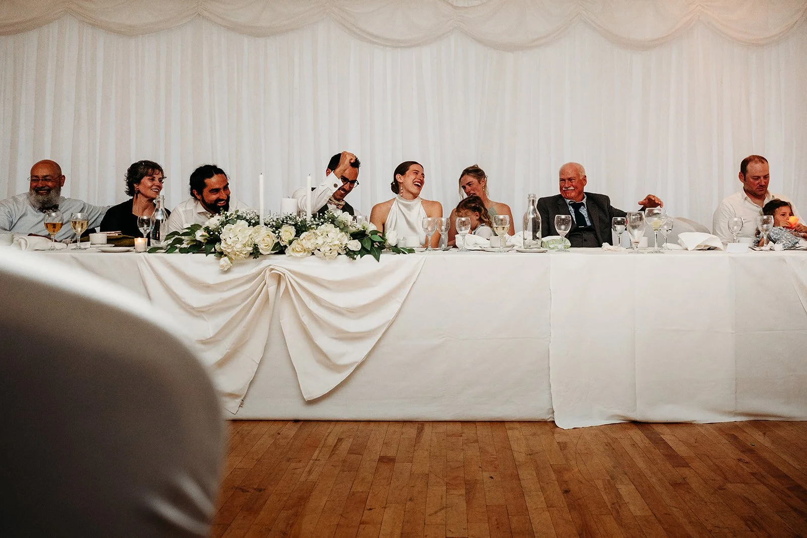 Galway Bay Hotel wedding photos wedding speeches main table